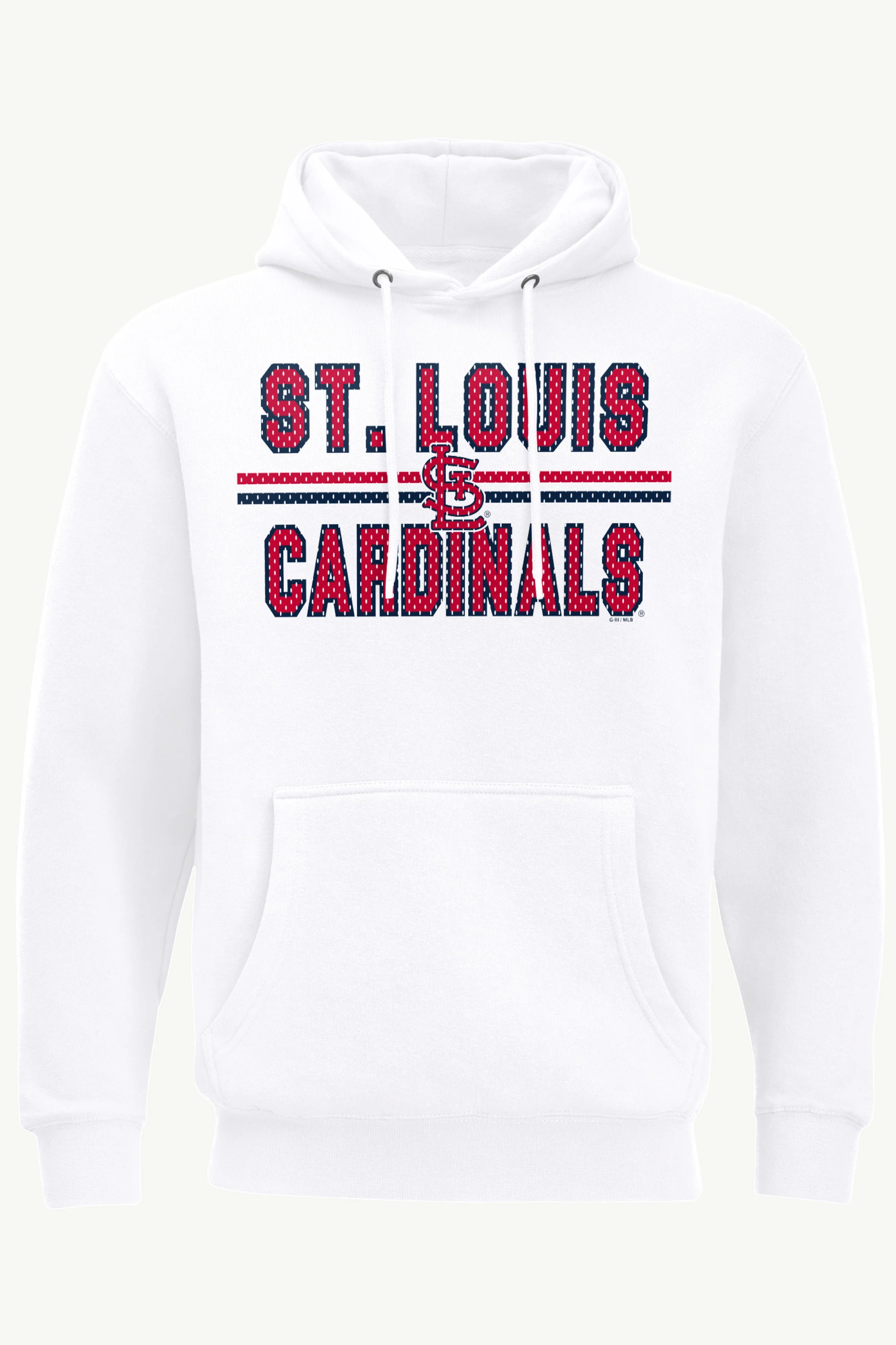 MENS ST LOUIS CARDINALS MESH LOOK HOODIE