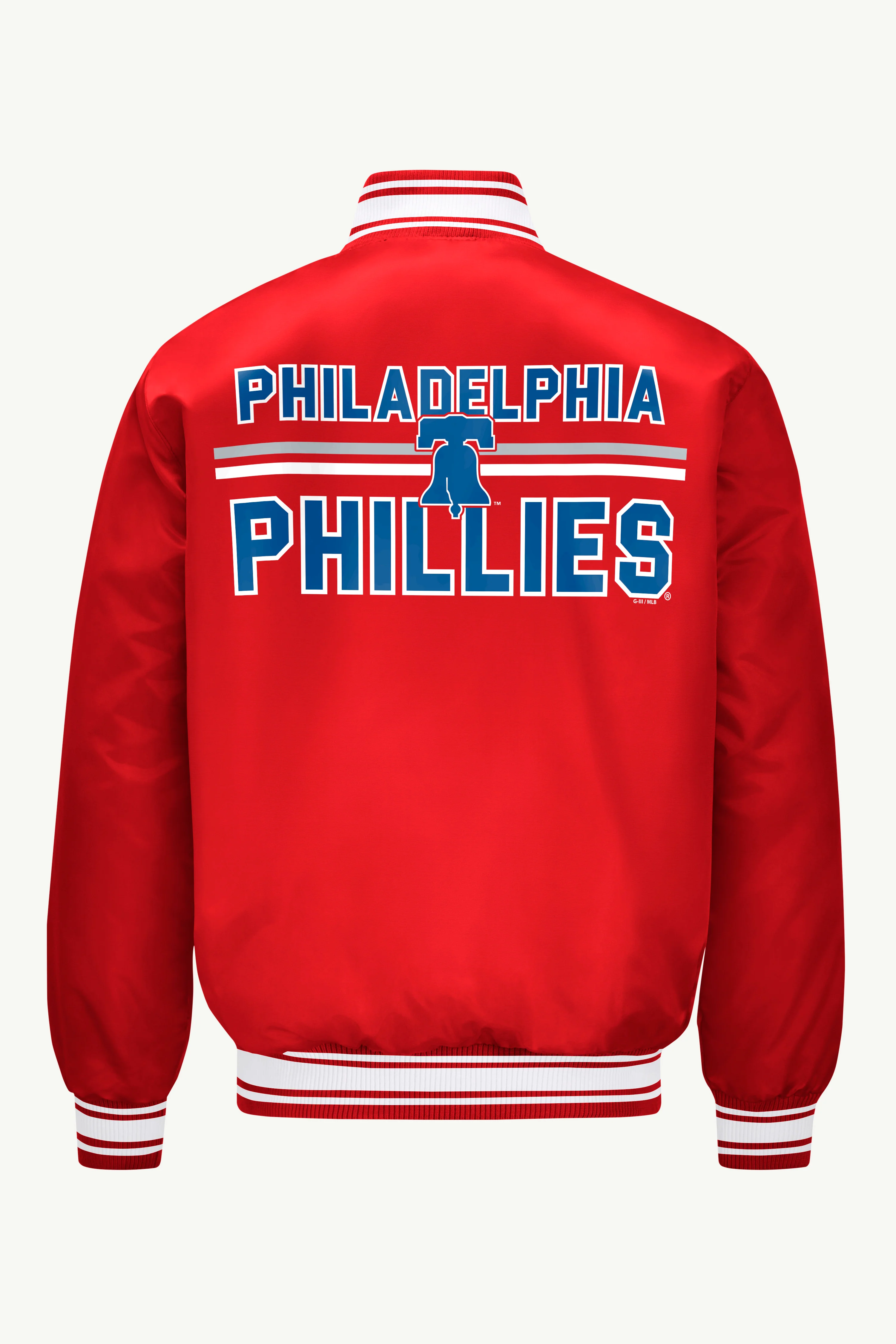 MENS PHILADELPHIA PHILLIES SATIN VARSITY JACKET - Image 3