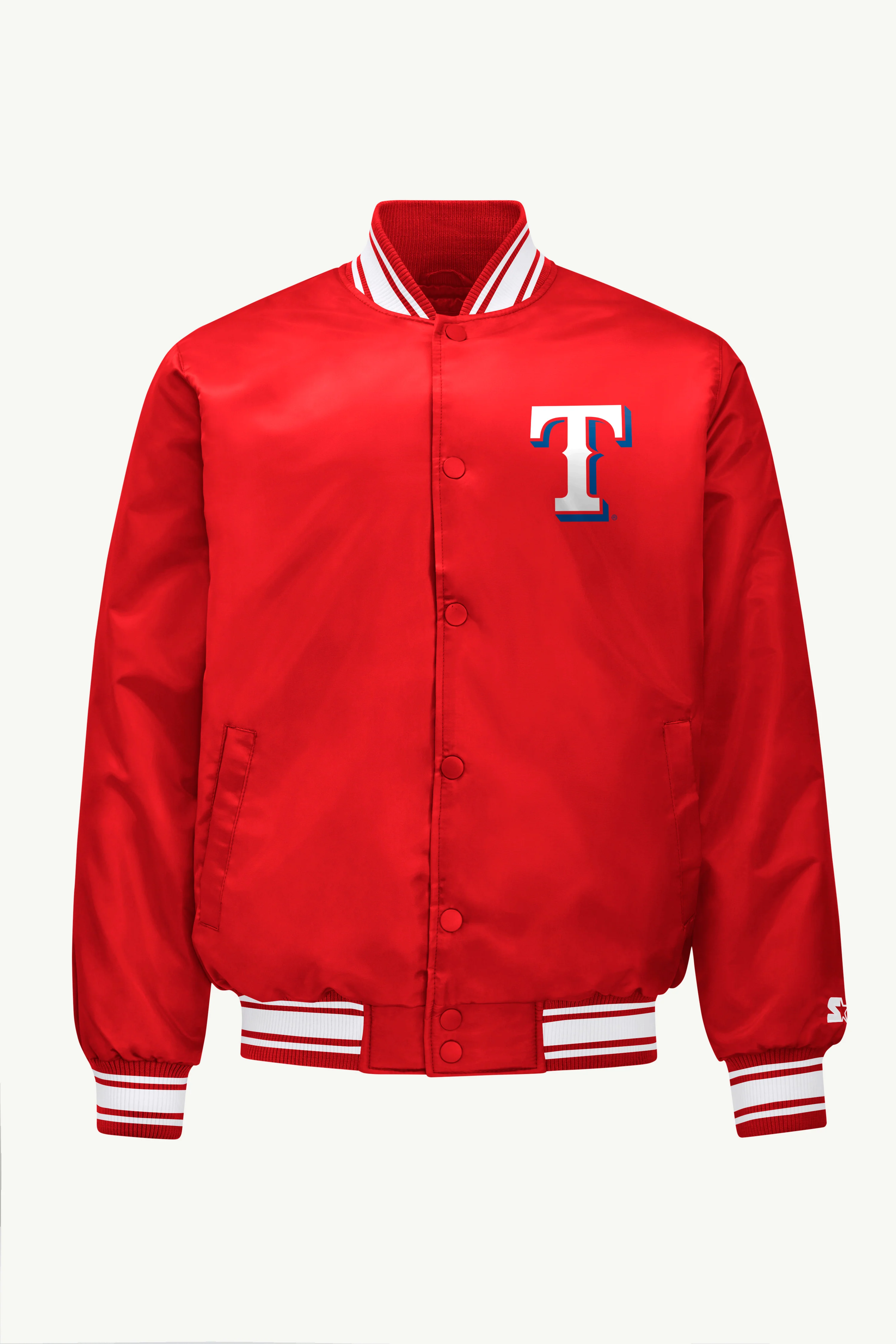 MENS TEXAS RANGERS SATIN VARSITY JACKET