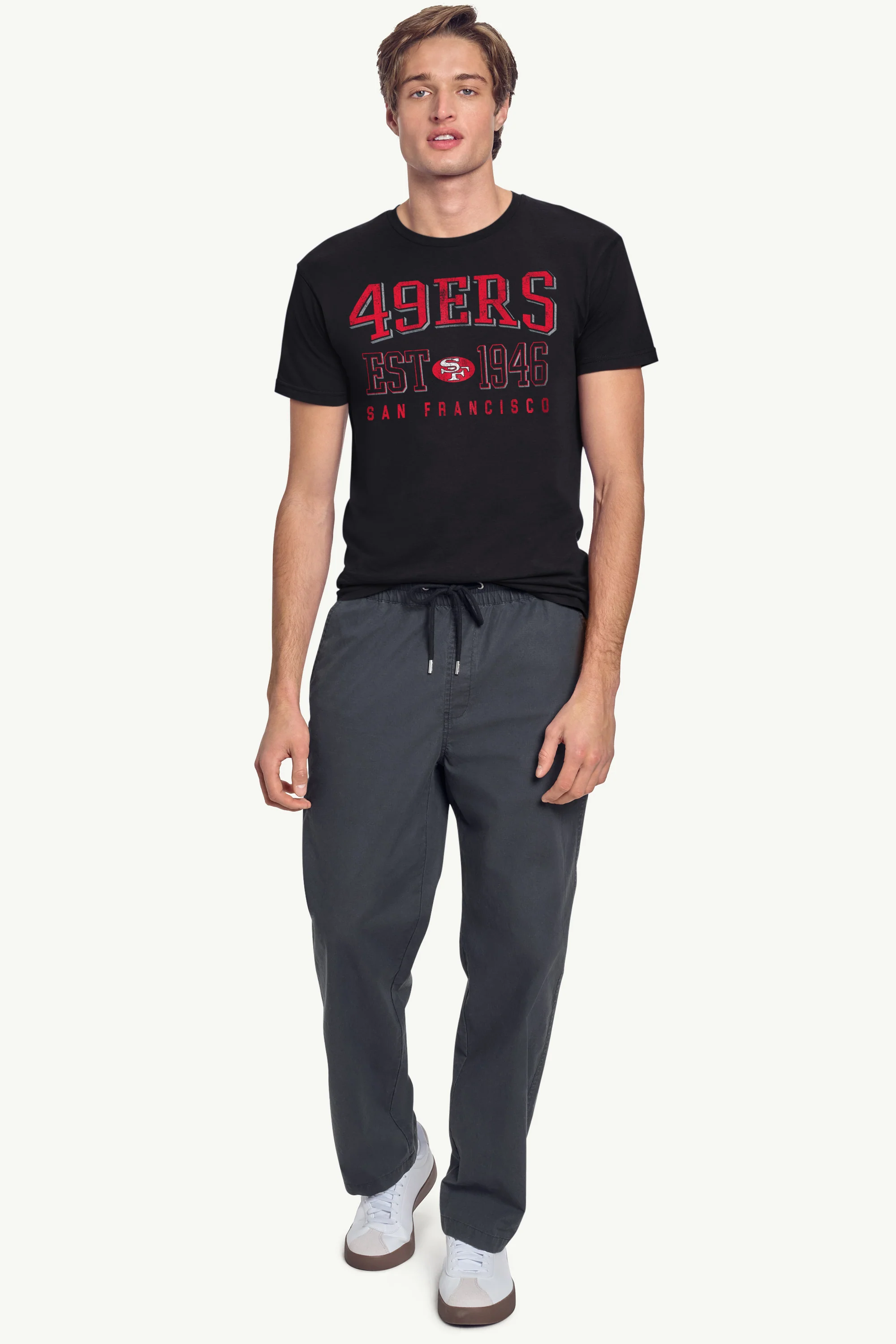 MENS SAN FRANCISCO 49ERs RETRO T SHIRT - Image 3