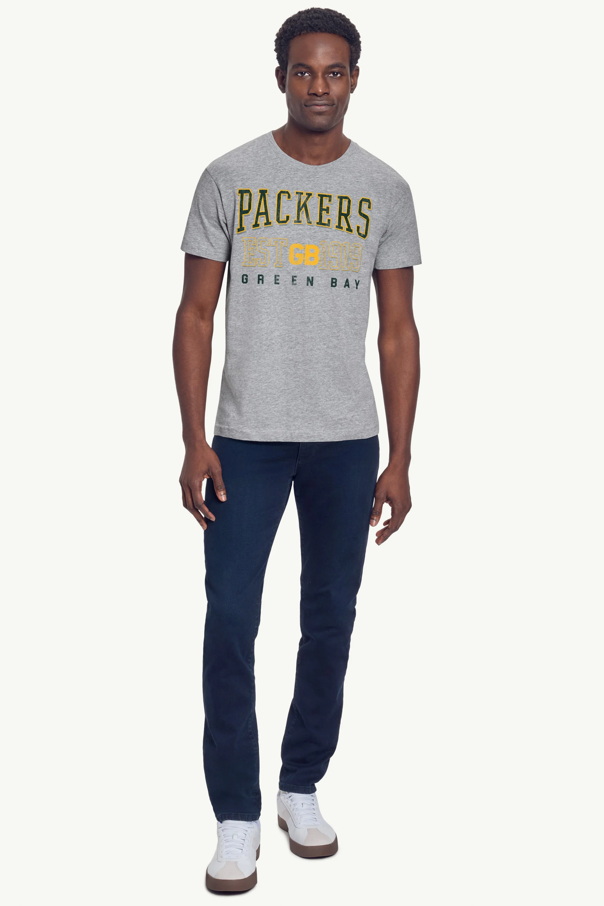 MENS GREEN BAY PACKERS RETRO T SHIRT - Image 2