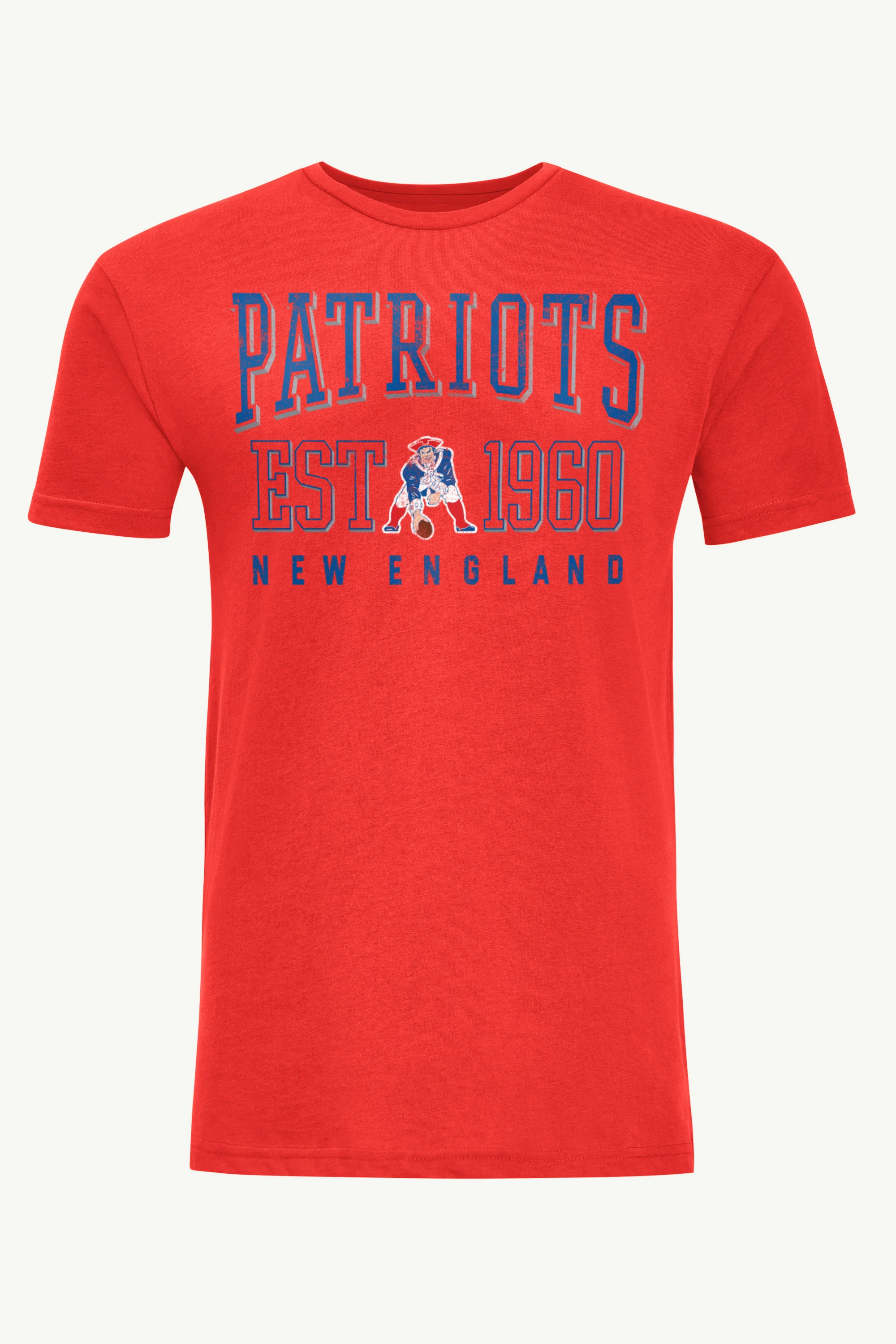 MENS NEW ENGLAND PATRIOTS RETRO T SHIRT