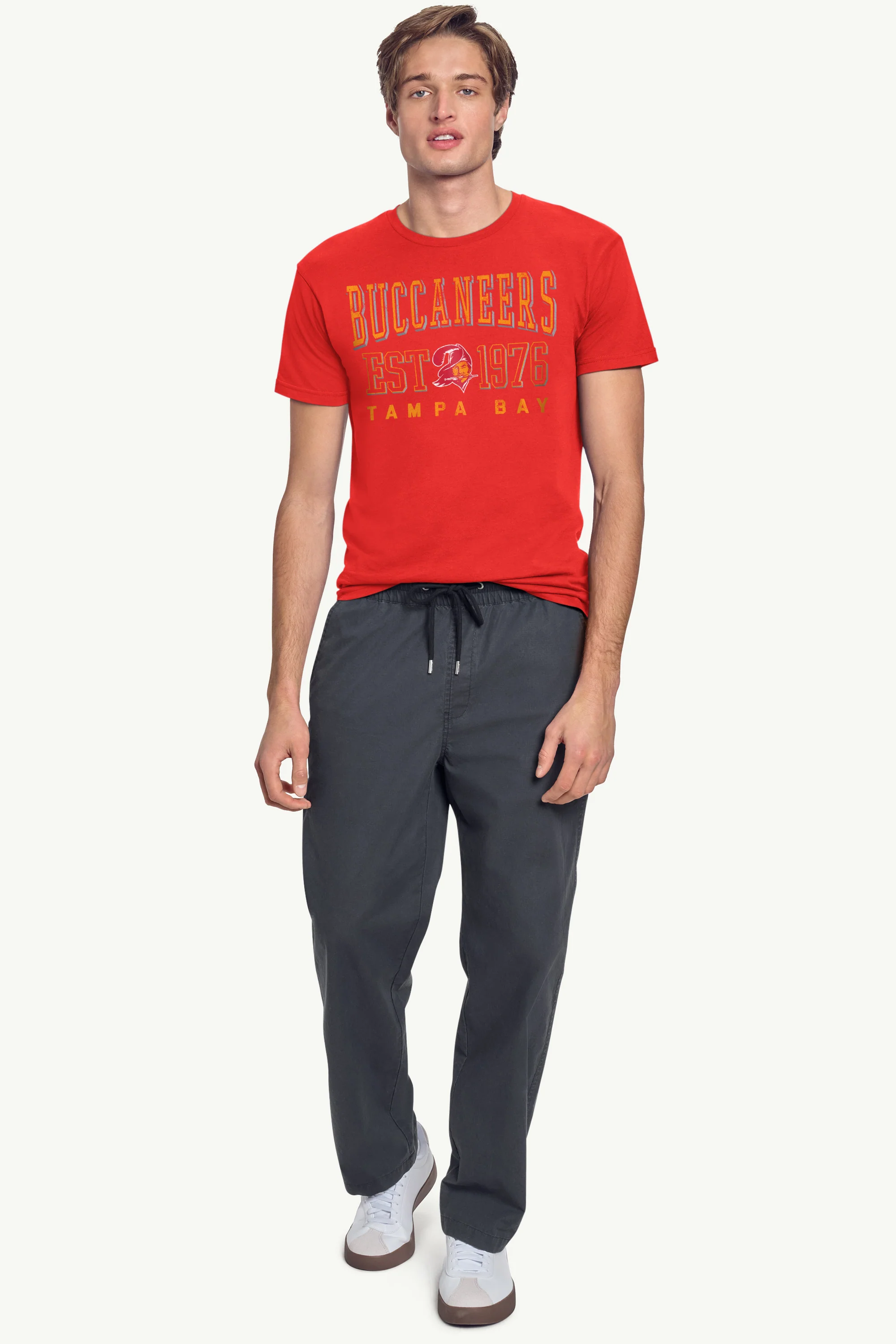 MENS TAMPA BAY BUCCANEERS RETRO T SHIRT - Image 2