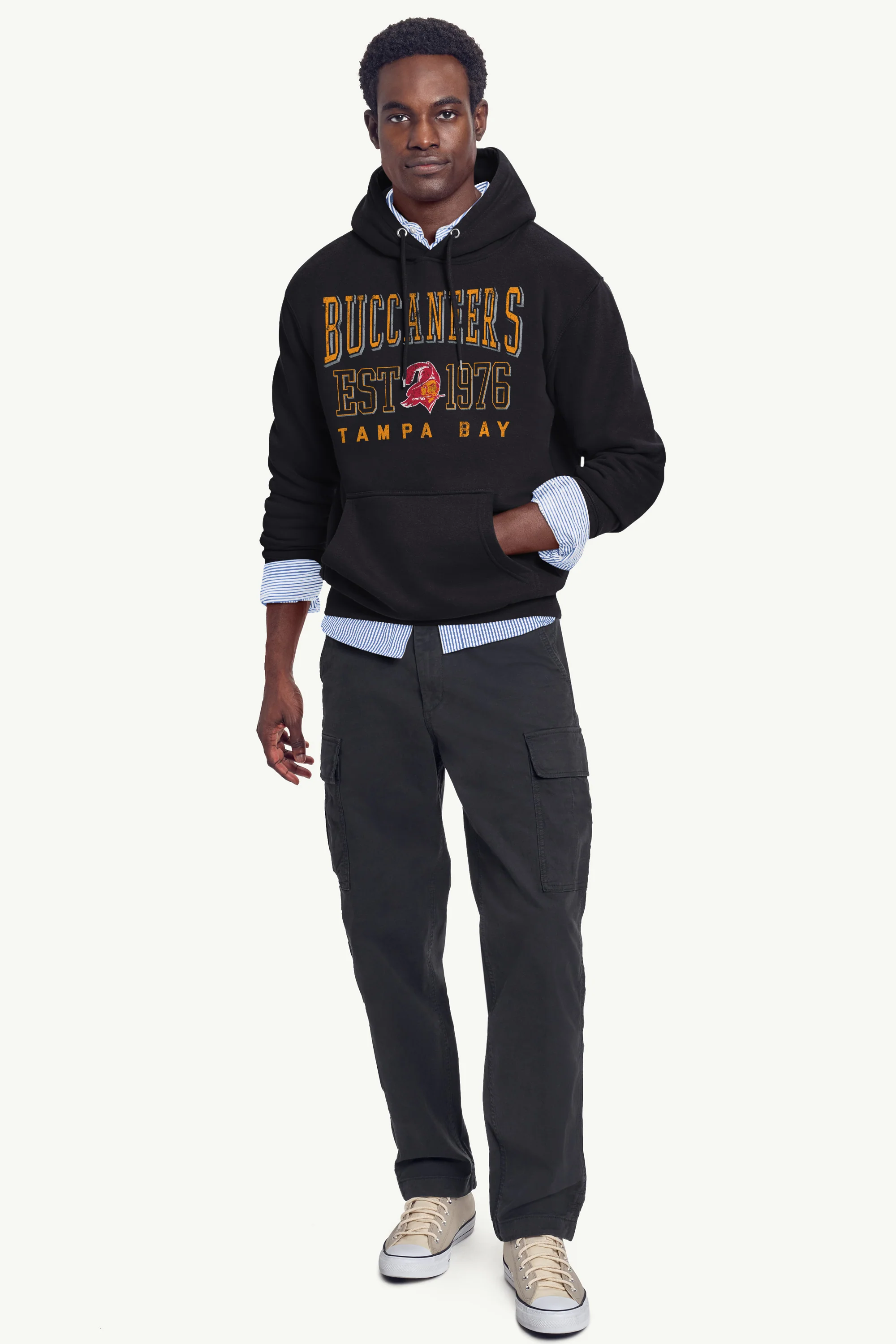 MENS TAMPA BAY BUCCANEERS RETRO HOODIE - Image 2
