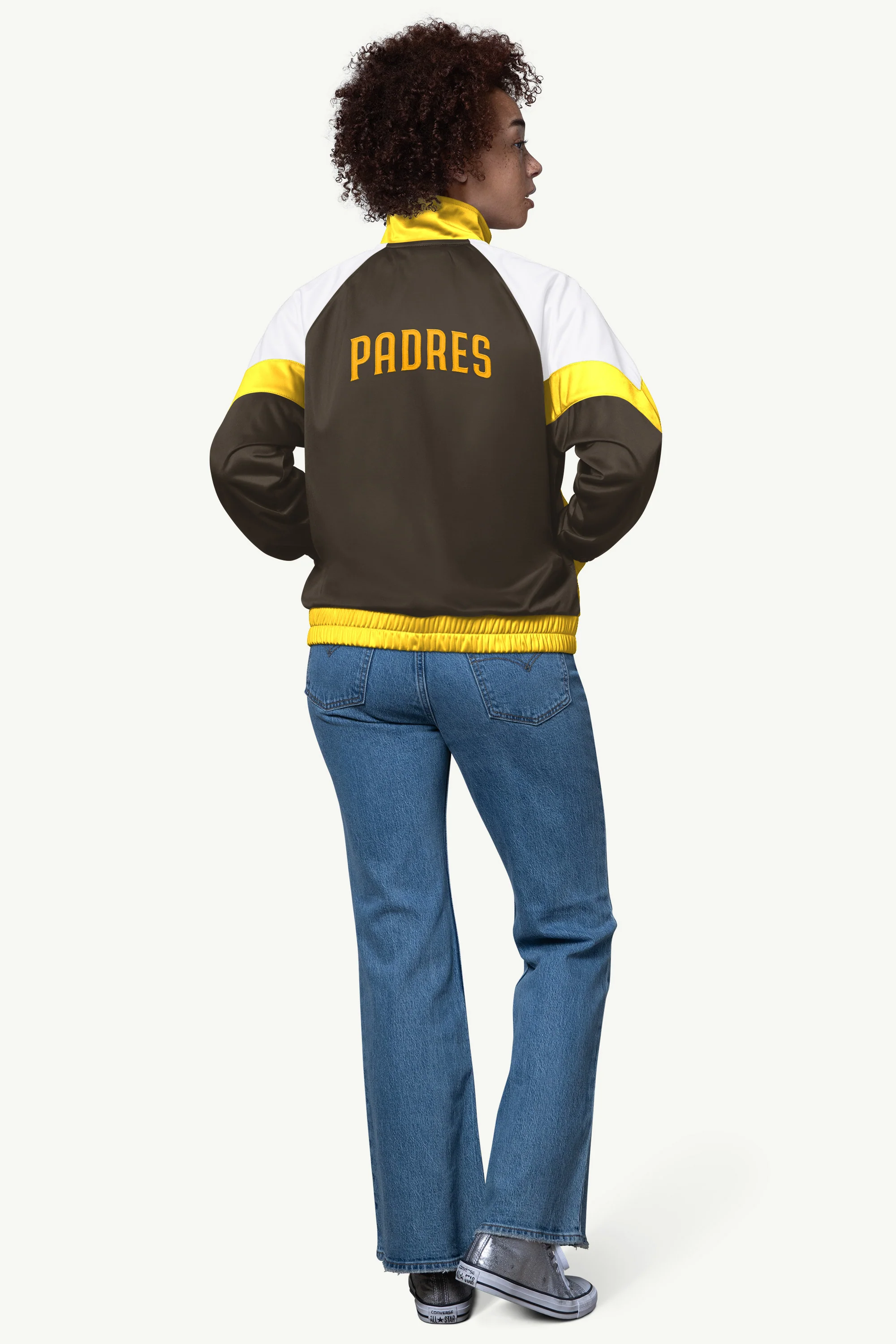 WOMENS SAN DIEGO PADRES TEAMWORK TRACK JACKET - Image 2