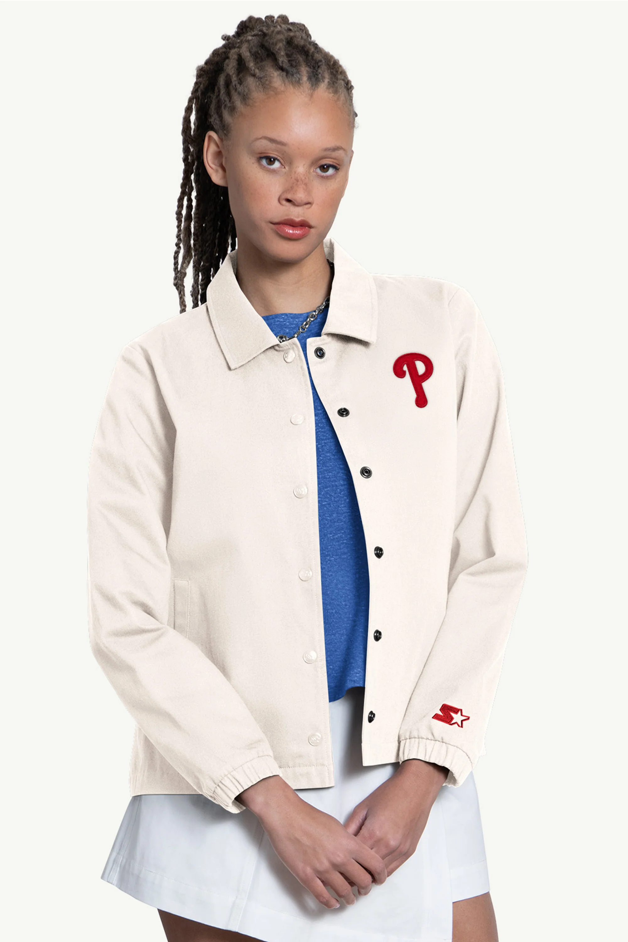 WOMENS PHILADELPHIA PHILLIES COACHES JACKET