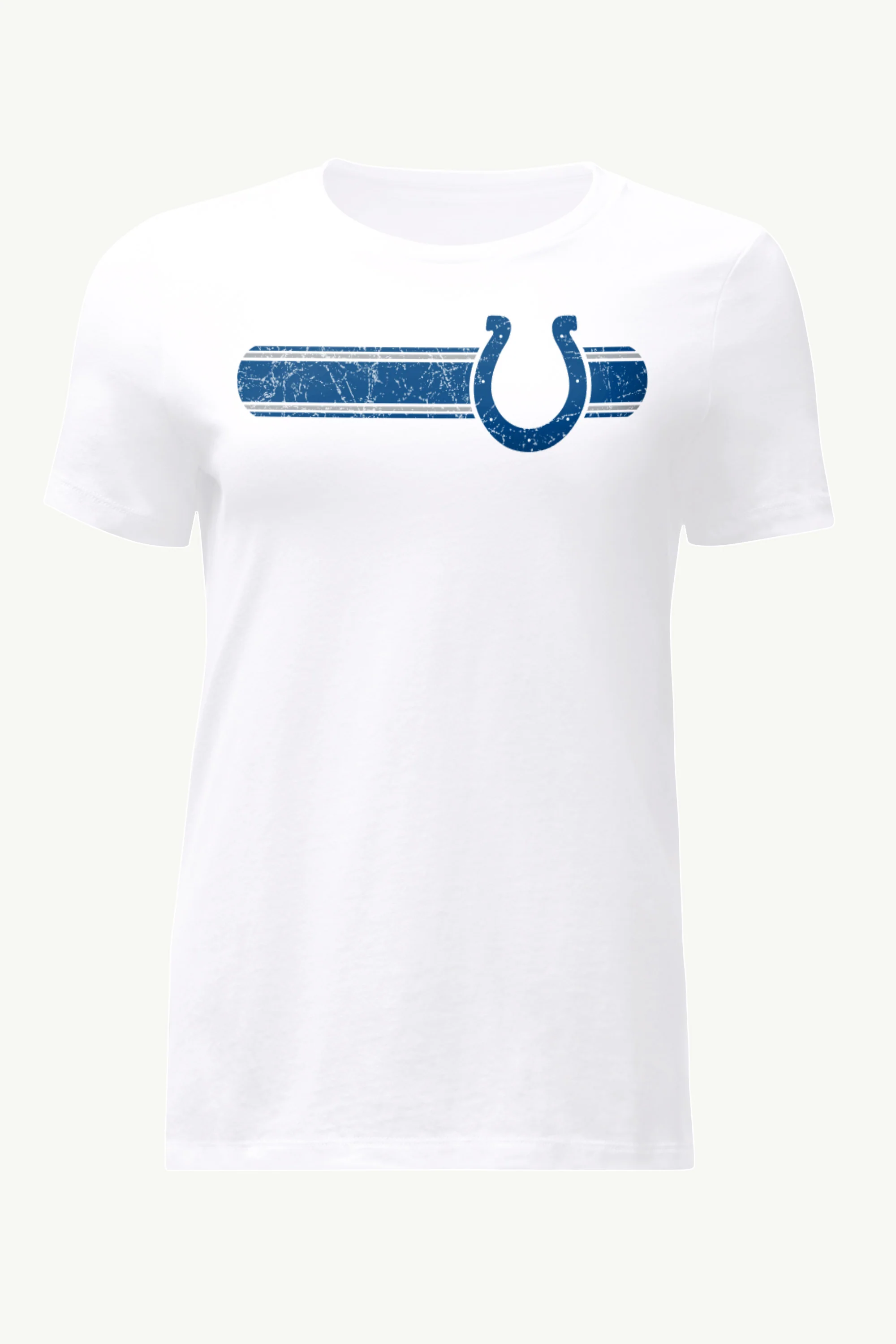 WOMENS INDIANAPOLIS COLTS STRIPE T SHIRT