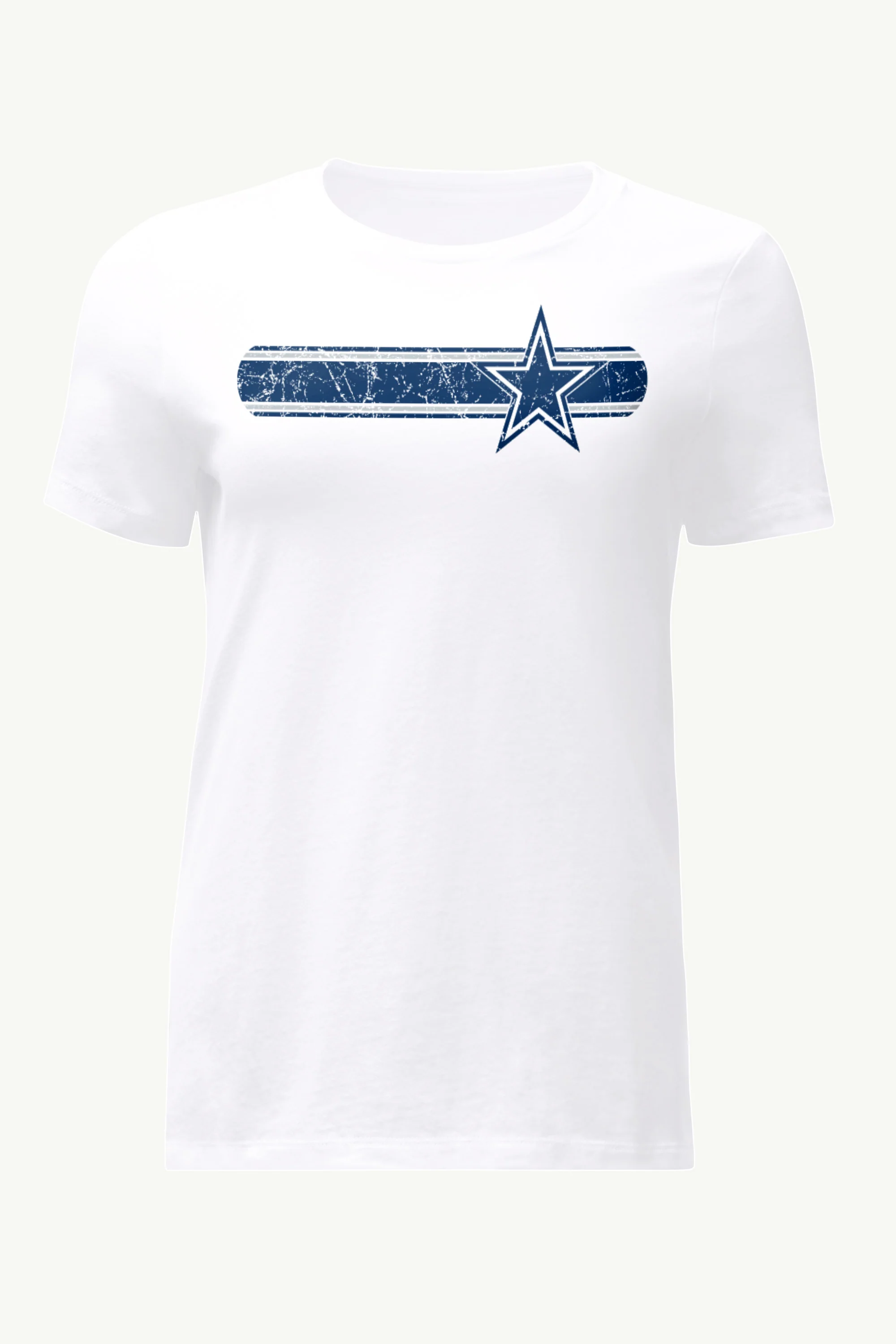 WOMENS DALLAS COWBOYS STRIPE T SHIRT