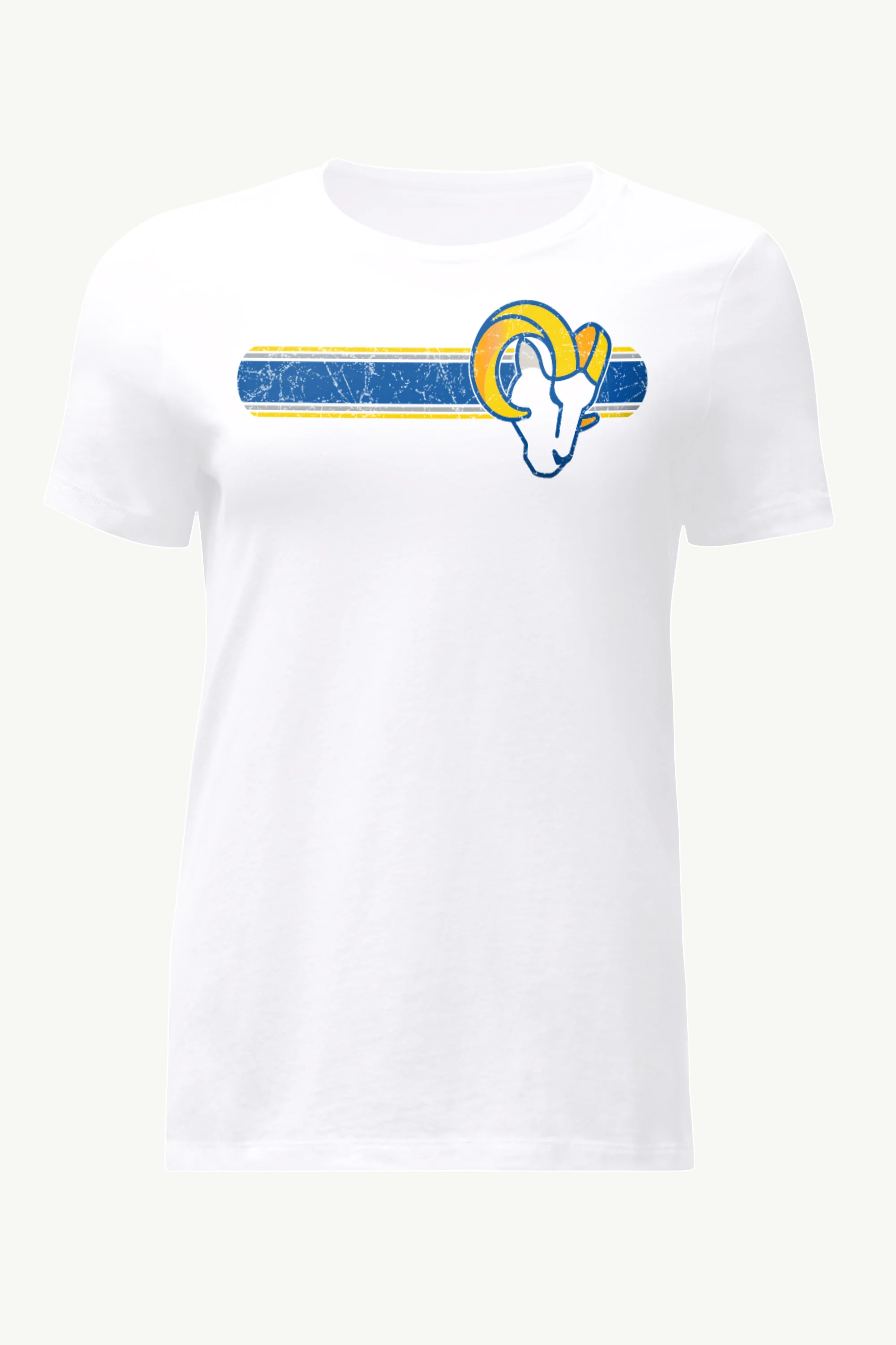 WOMENS LOS ANGELES RAMS STRIPE T SHIRT