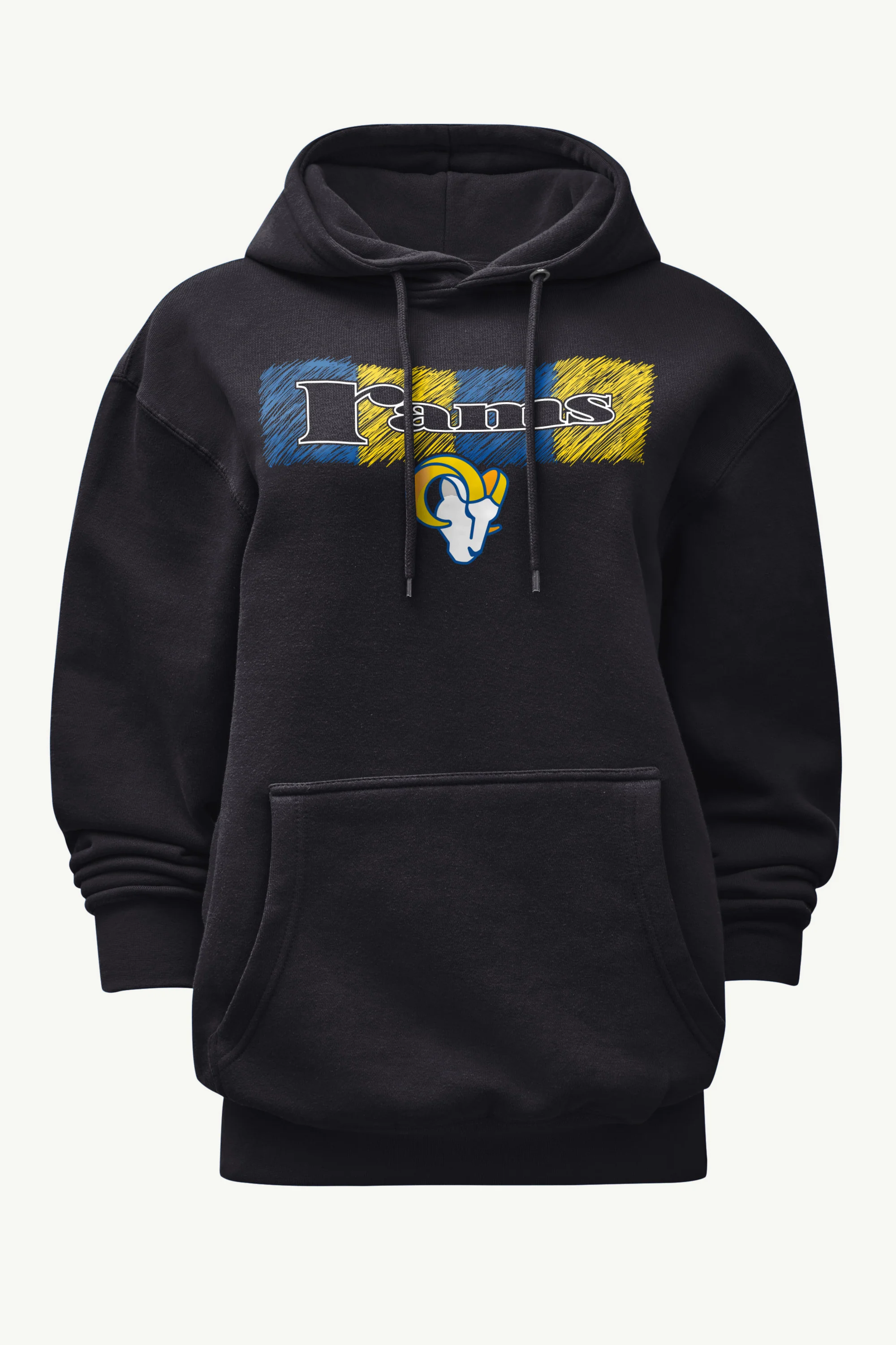 WOMENS LOS ANGELES RAMS COLOR SHADING HOODIE