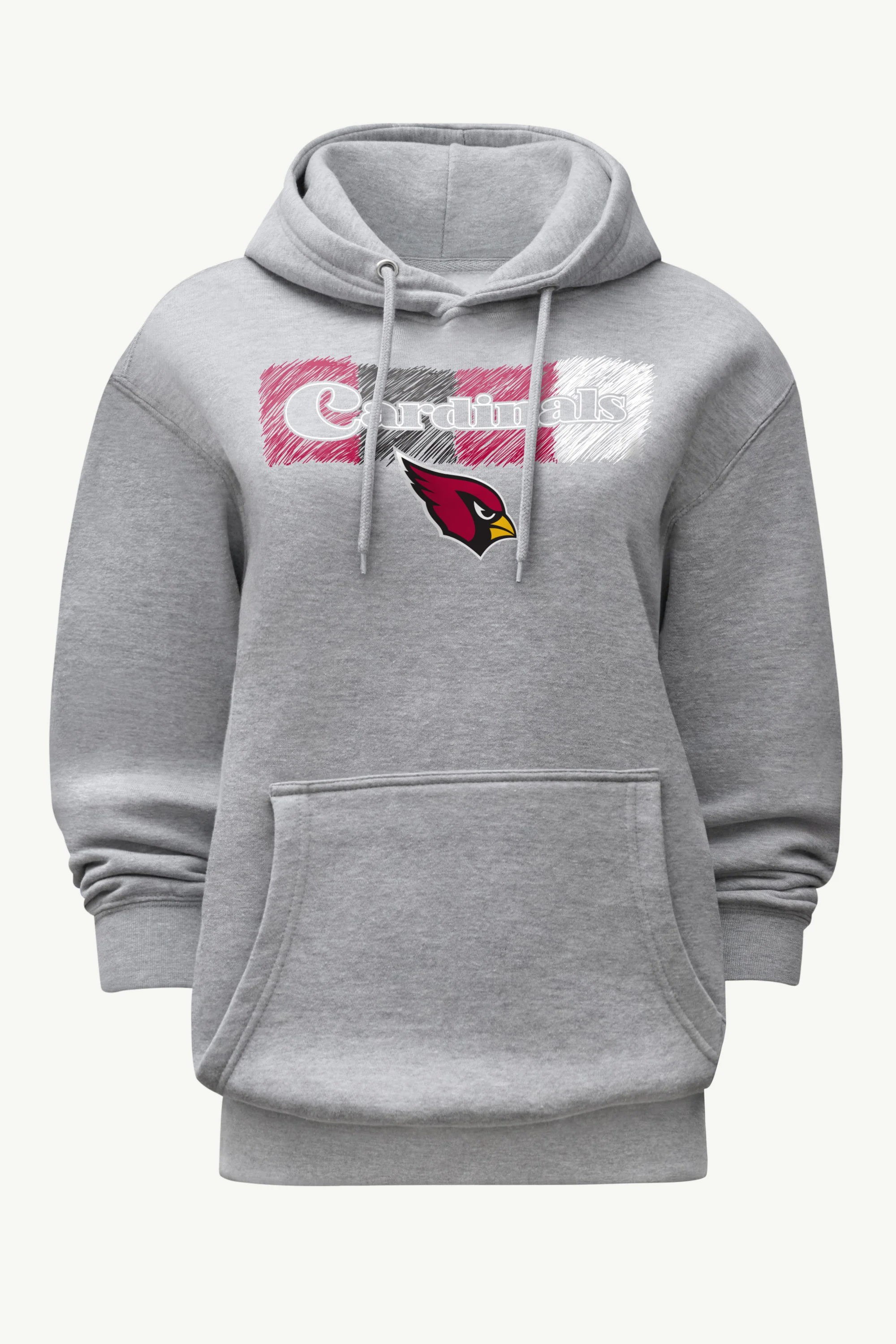 WOMENS ARIZONA CARDINALS COLOR SHADING HOODIE