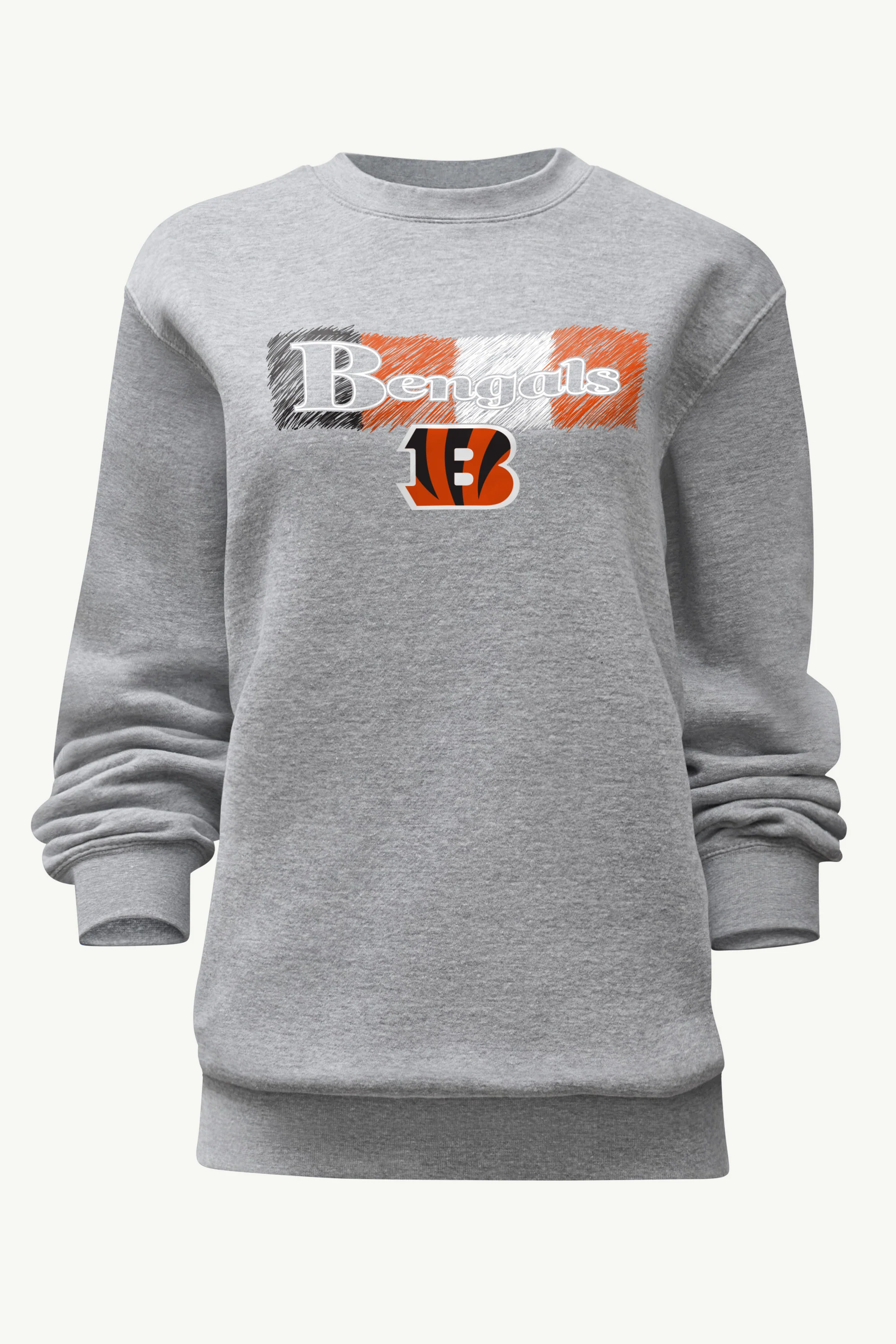WOMENS CINCINATI BENGALS COLOR SHADING SWEATSHIRT