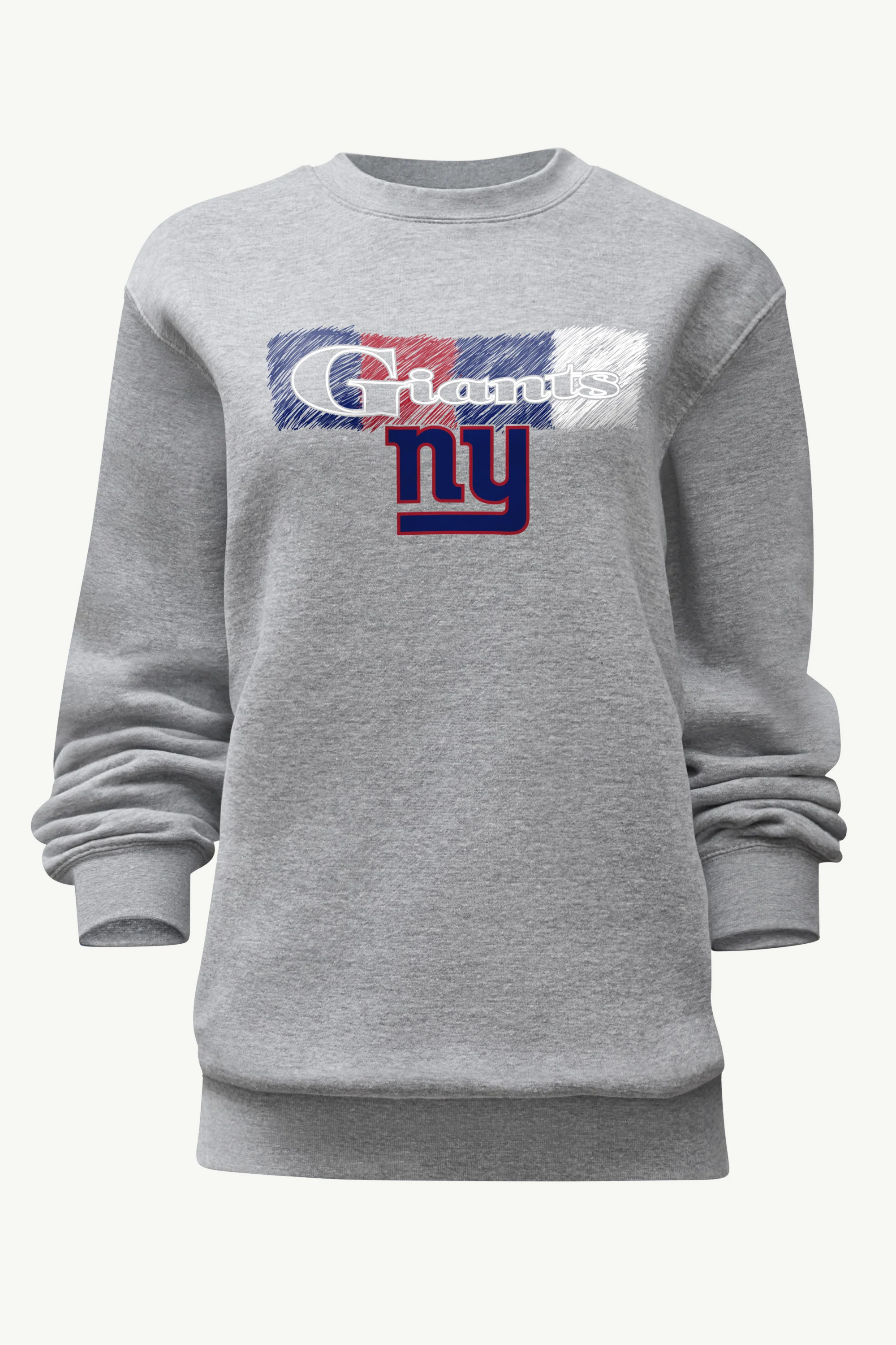 WOMENS NEW YORK GIANTS COLOR SHADING SWEATSHIRT