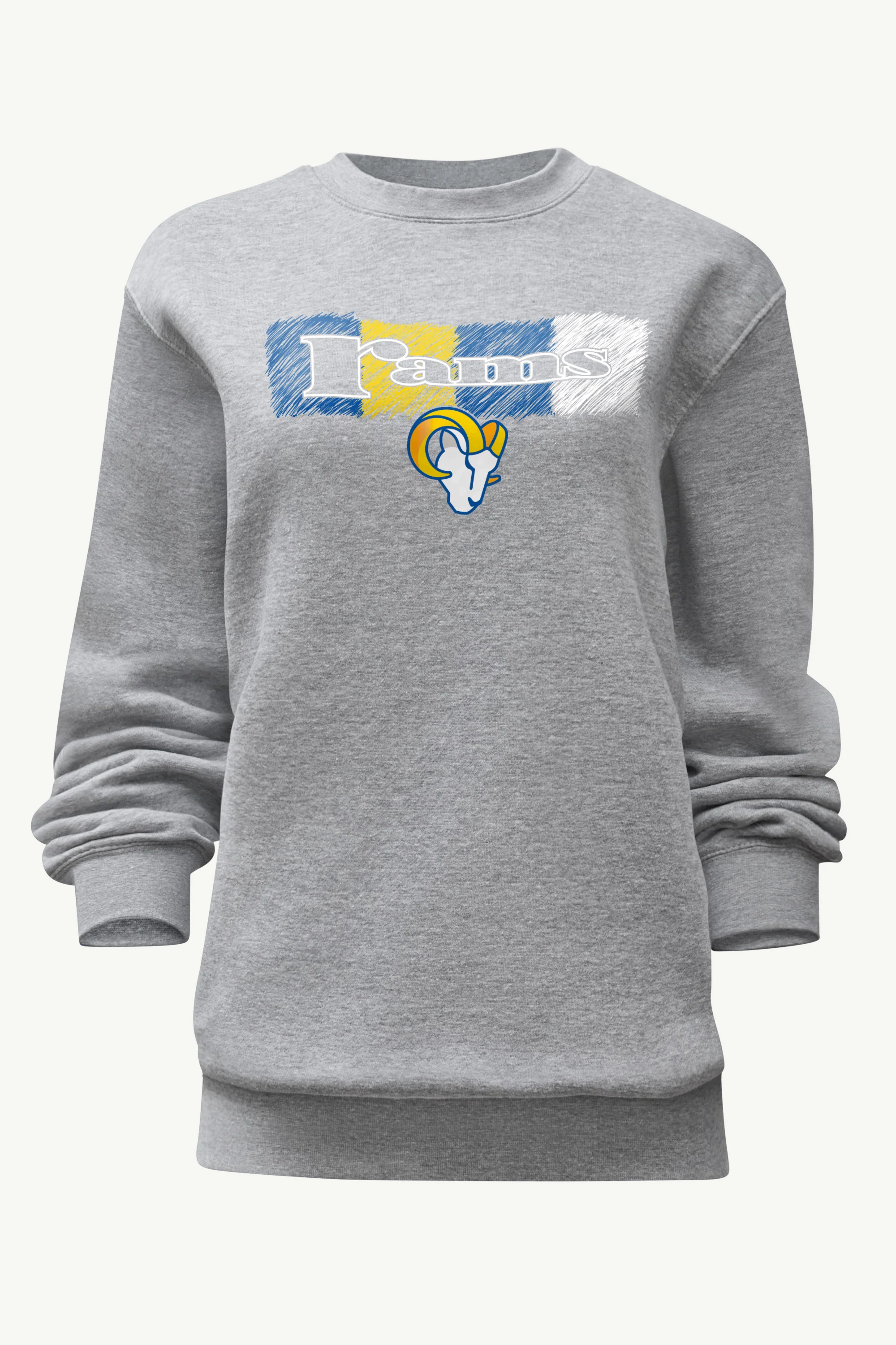 WOMENS LOS ANGELES RAMS COLOR SHADING SWEATSHIRT