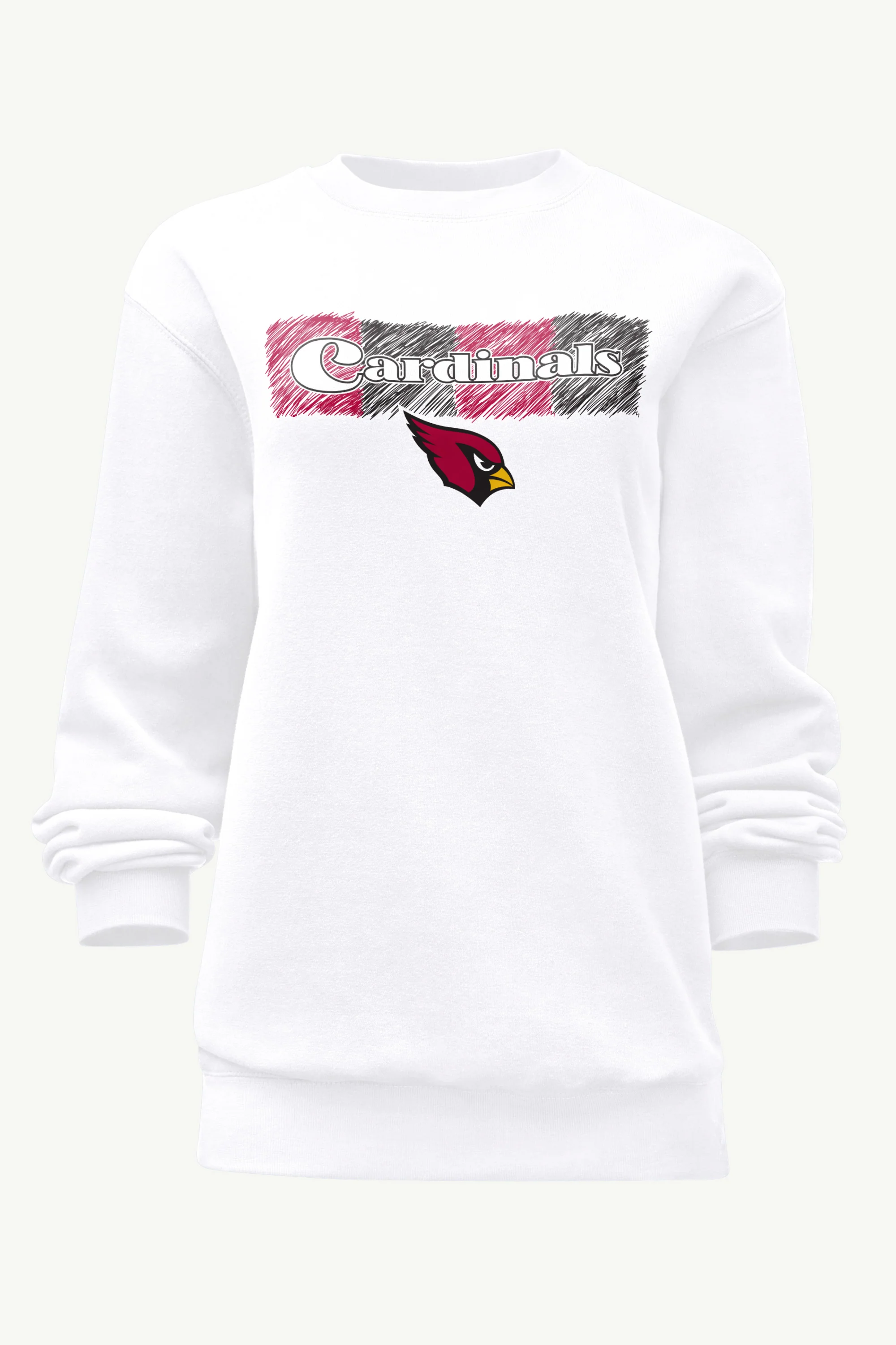 WOMENS ARIZONA CARDINALS COLOR SHADING SWEATSHIRT