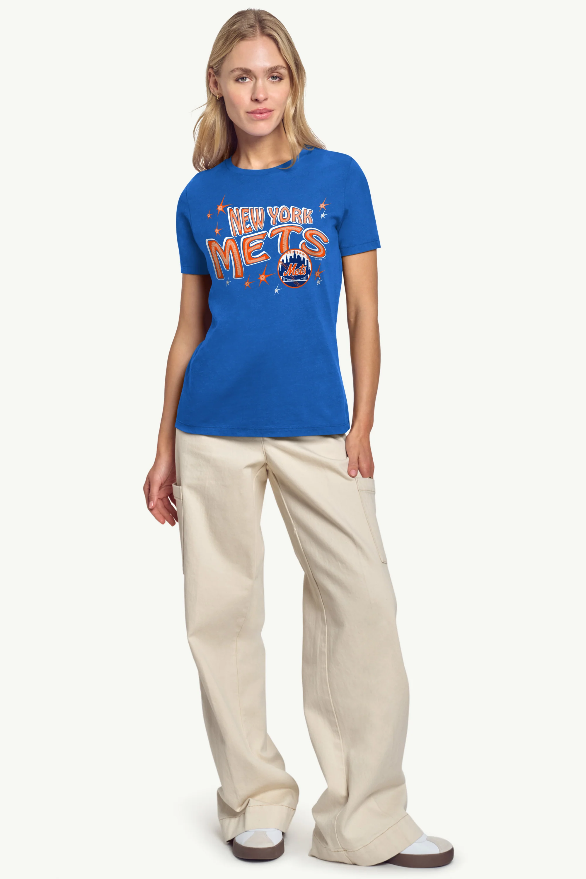 WOMENS NEW YORK METS FIREWORKS T SHIRT - Image 3