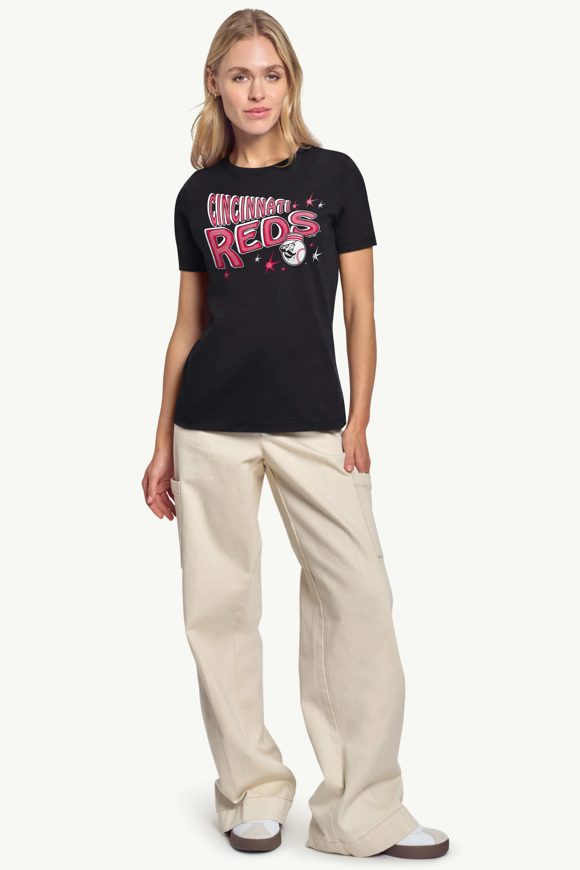 WOMENS CINCINNATI REDS FIREWORKS T SHIRT - Image 4