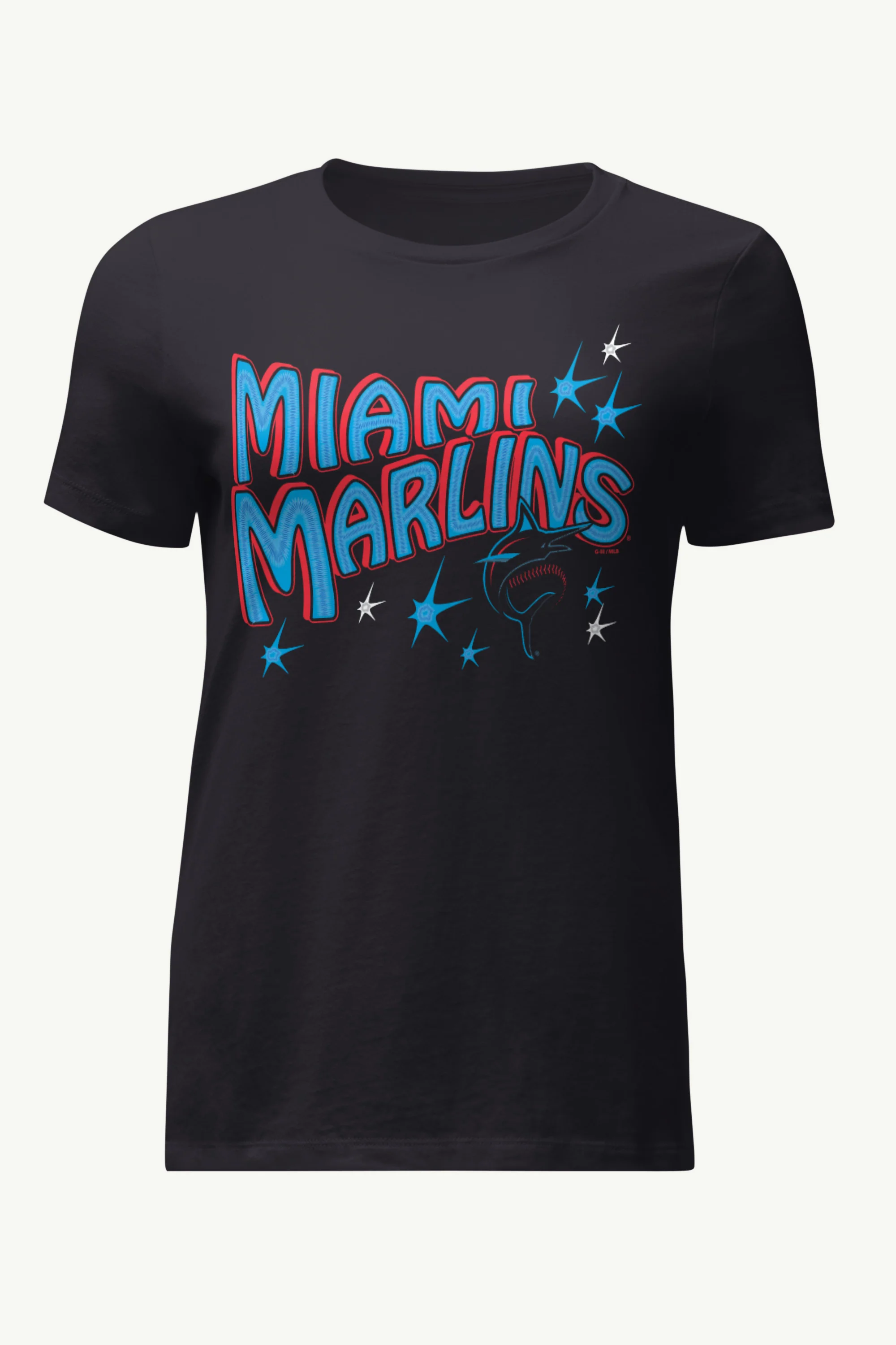 WOMENS MIAMI MARLINS FIREWORKS T SHIRT
