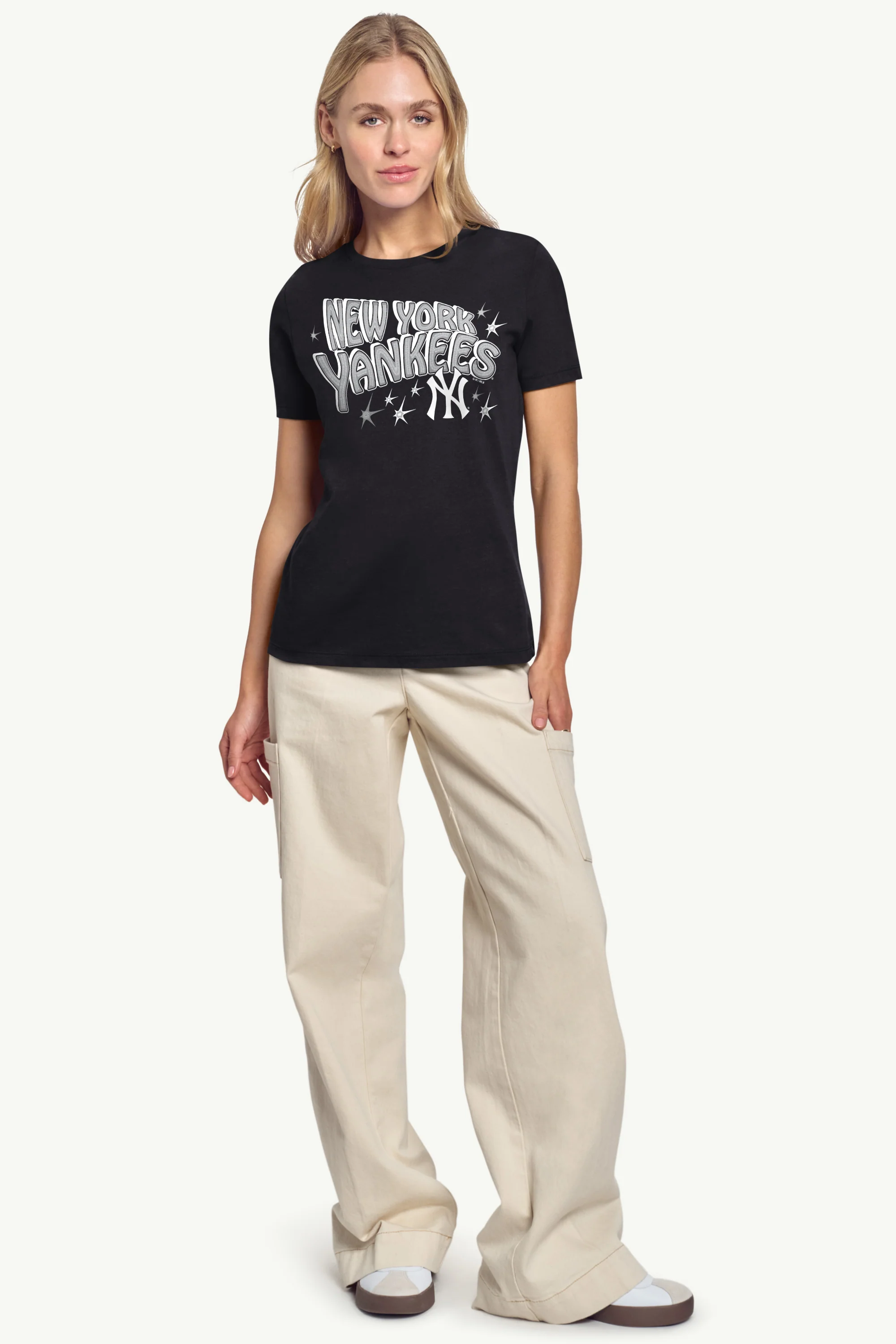 WOMENS NEW YORK YANKEES FIREWORKS T SHIRT - Image 4