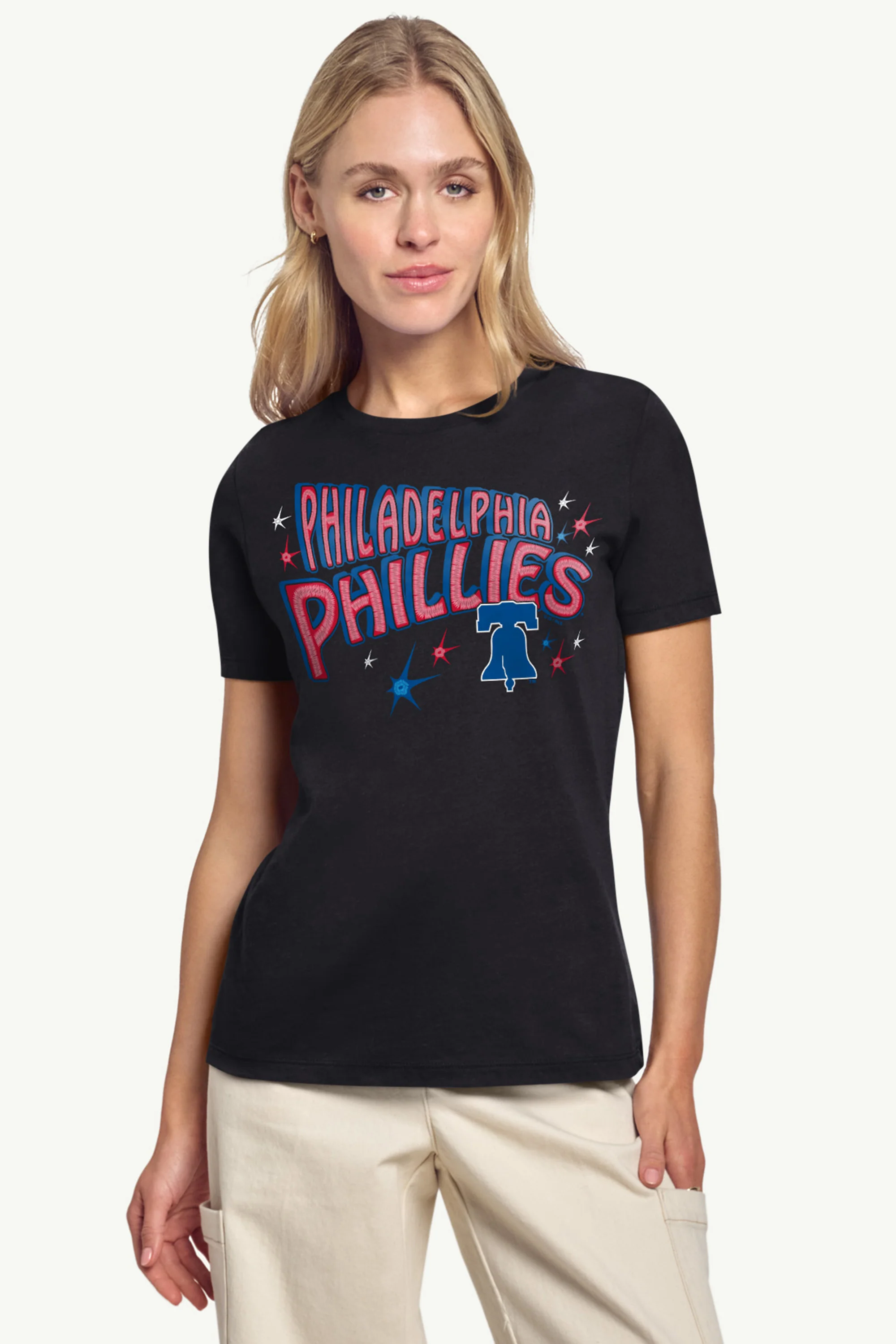 WOMENS PHILADELPHIA PHILLIES FIREWORKS T SHIRT - Image 3