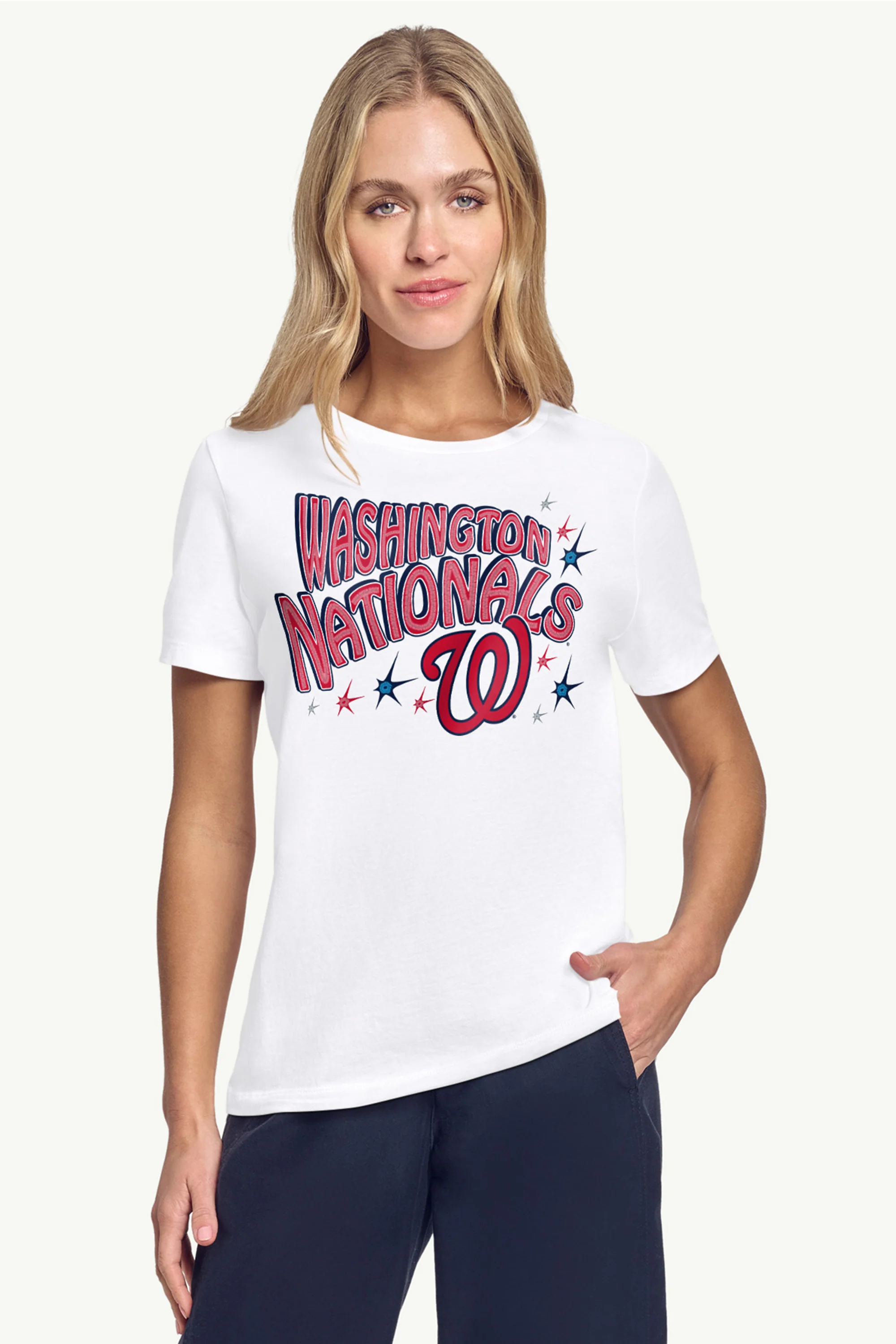 WOMENS WASHINGTON NATIONALS FIREWORKS T SHIRT - Image 4