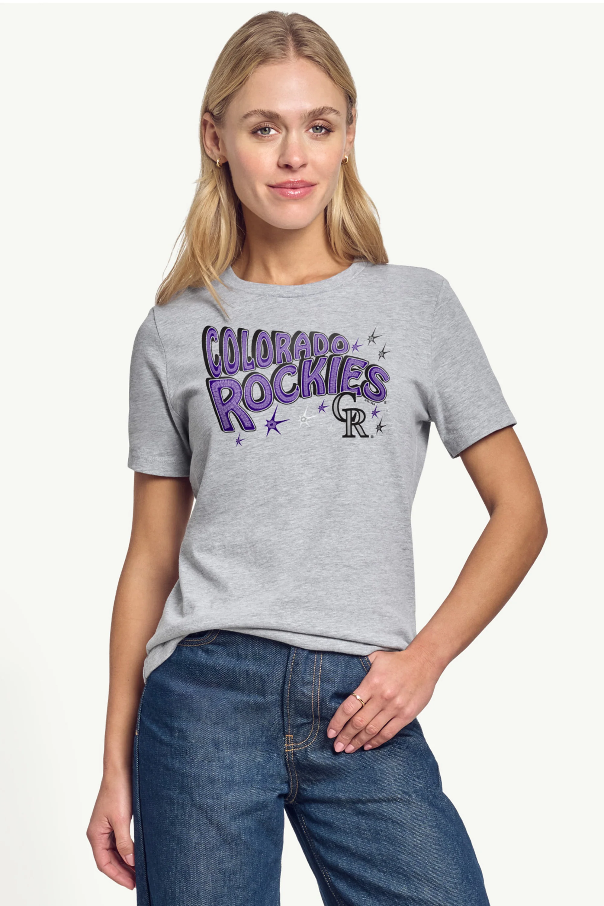 WOMENS COLORADO ROCKIES FIREWORKS T SHIRT - Image 3