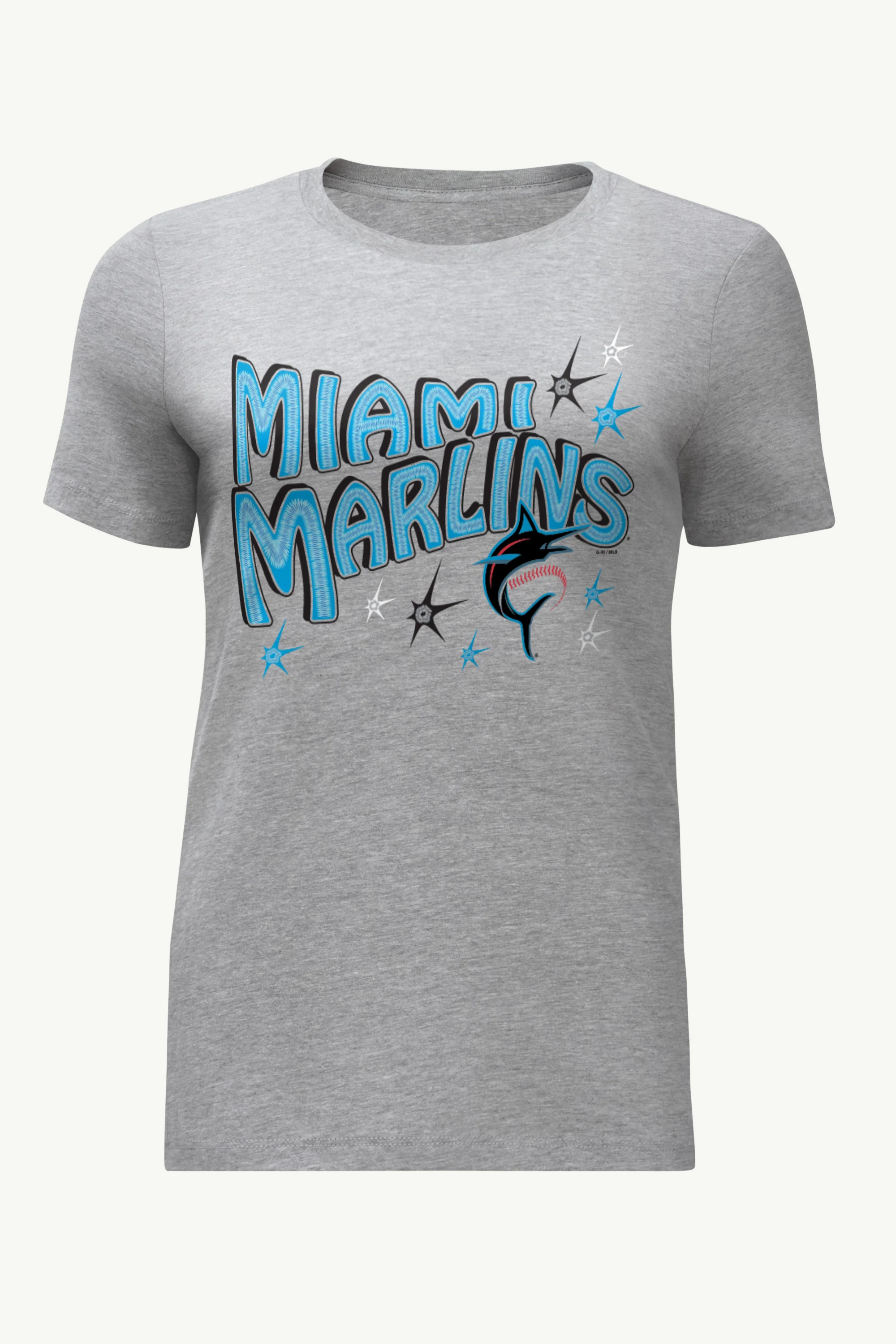 WOMENS MIAMI MARLINS FIREWORKS T SHIRT