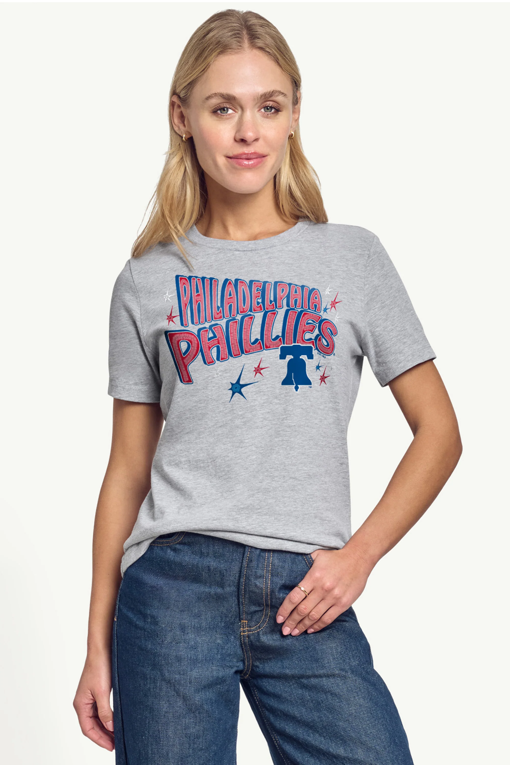 WOMENS PHILADELPHIA PHILLIES FIREWORKS T SHIRT - Image 3