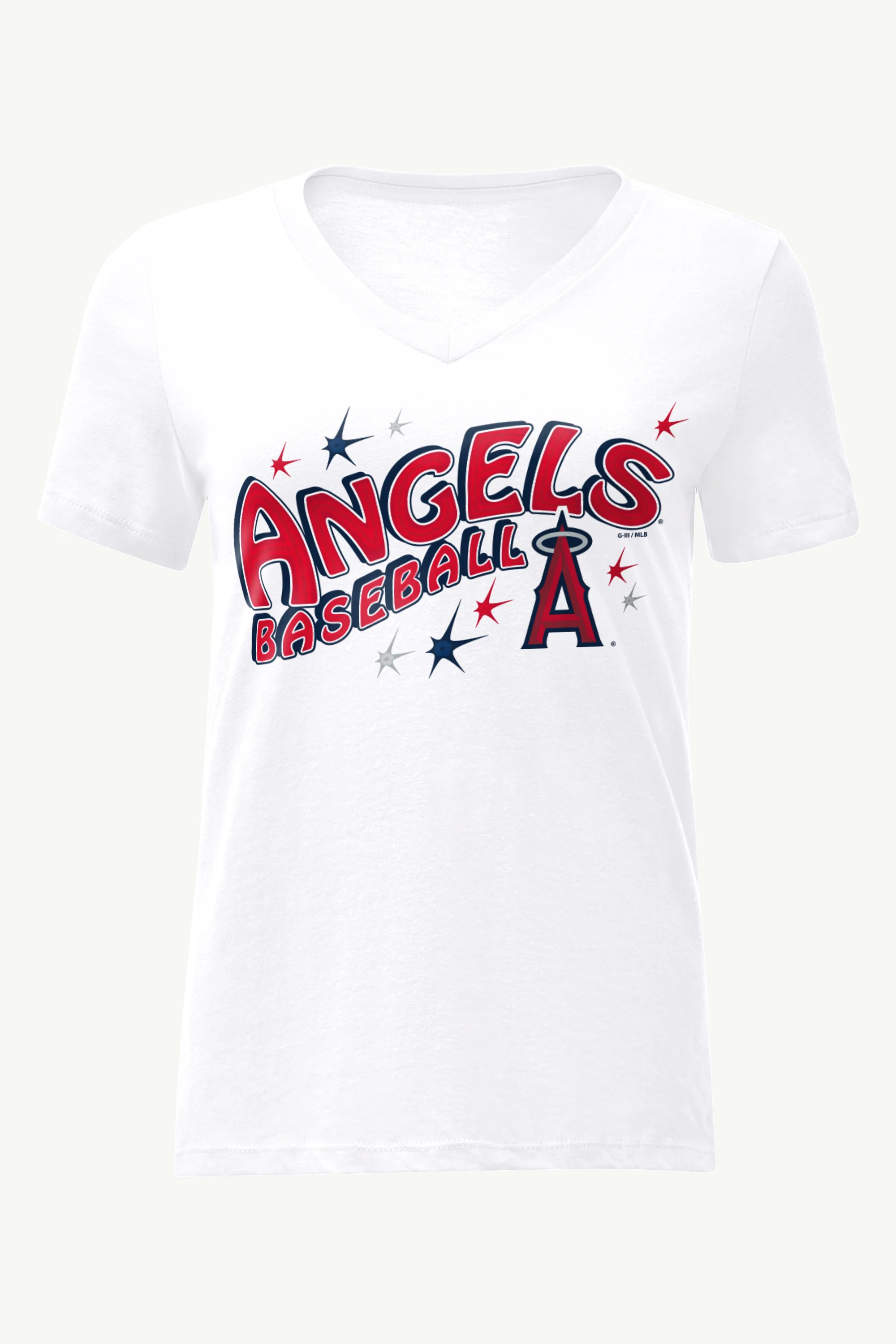 WOMENS LOS ANGELESANGELS FIREWORKS V NECK T SHIRT