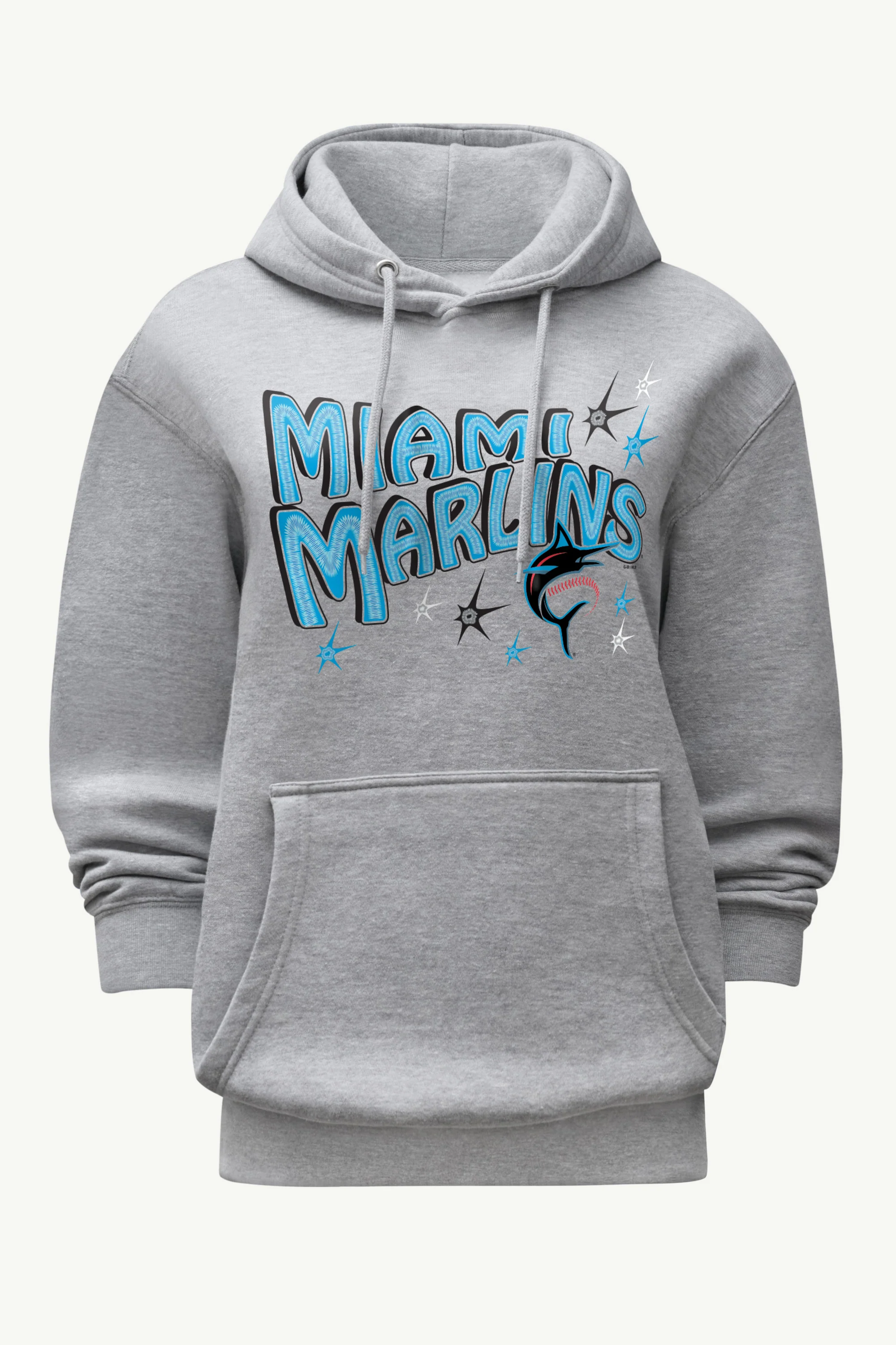 WOMENS MIAMI MARLINS FIREWORKS HOODIE