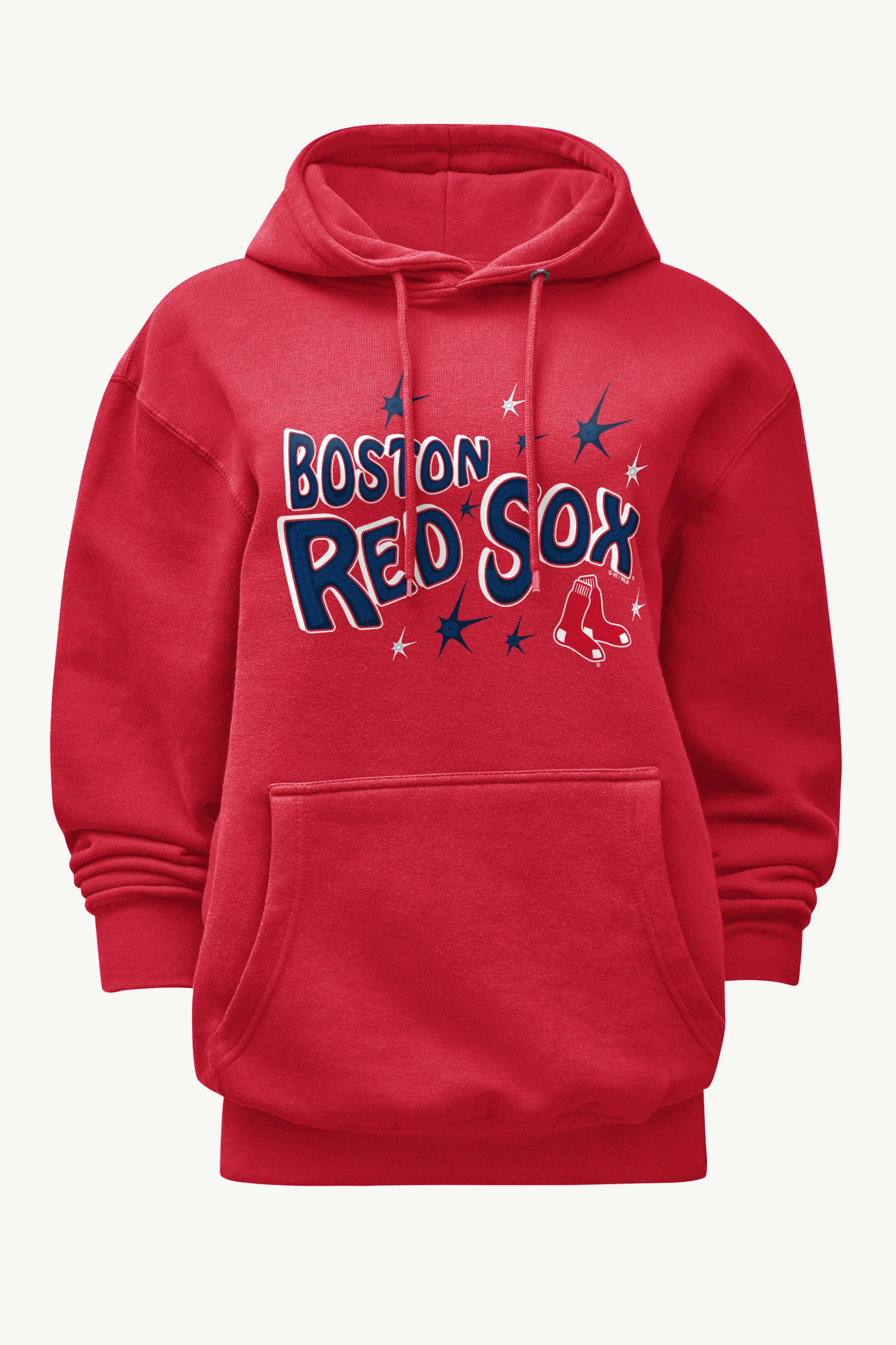 WOMENS BOSTON RED SOX FIREWORKS HOODIE