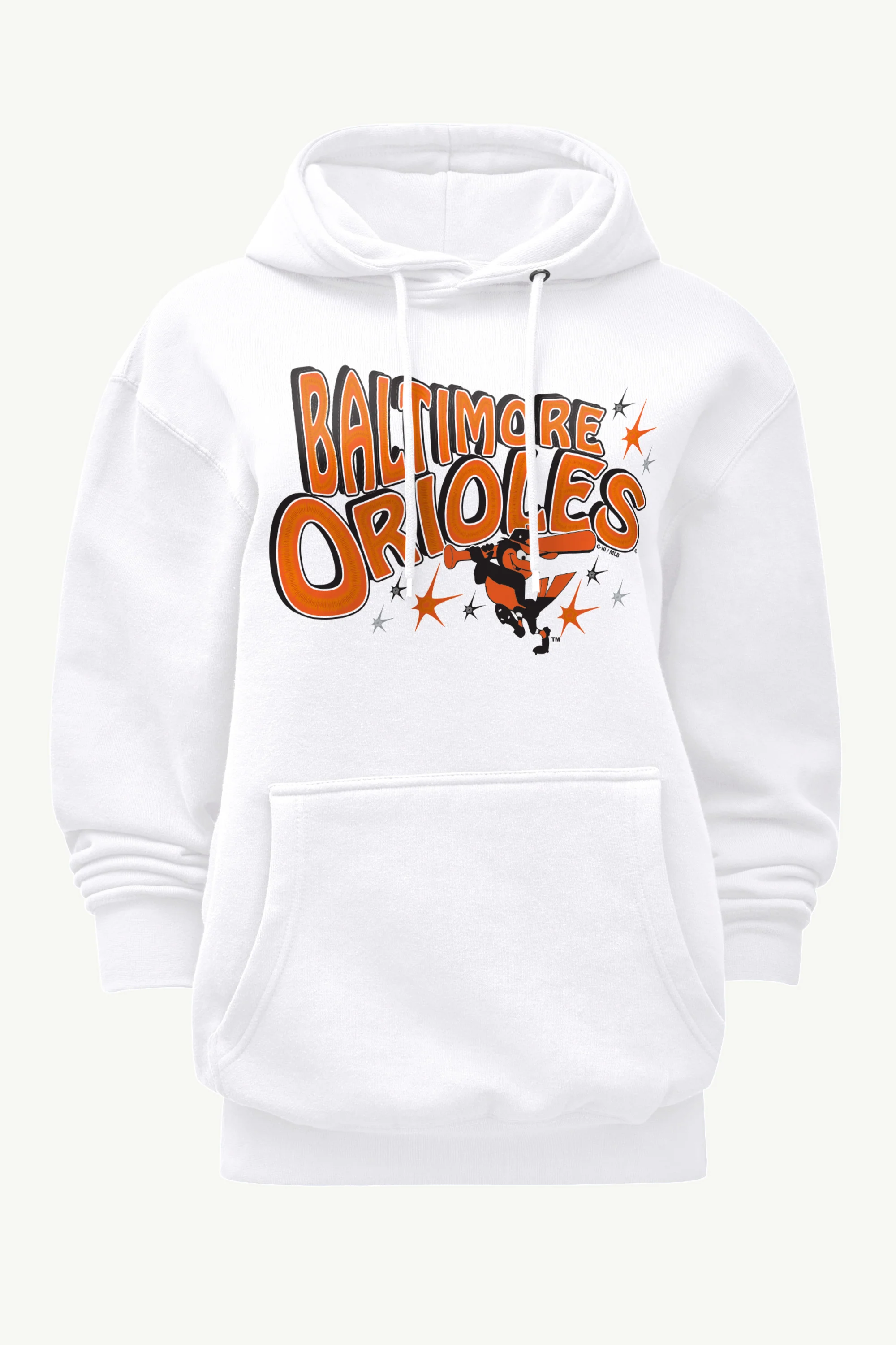 WOMENS BALTIMORE ORIOLES FIREWORKS HOODIE