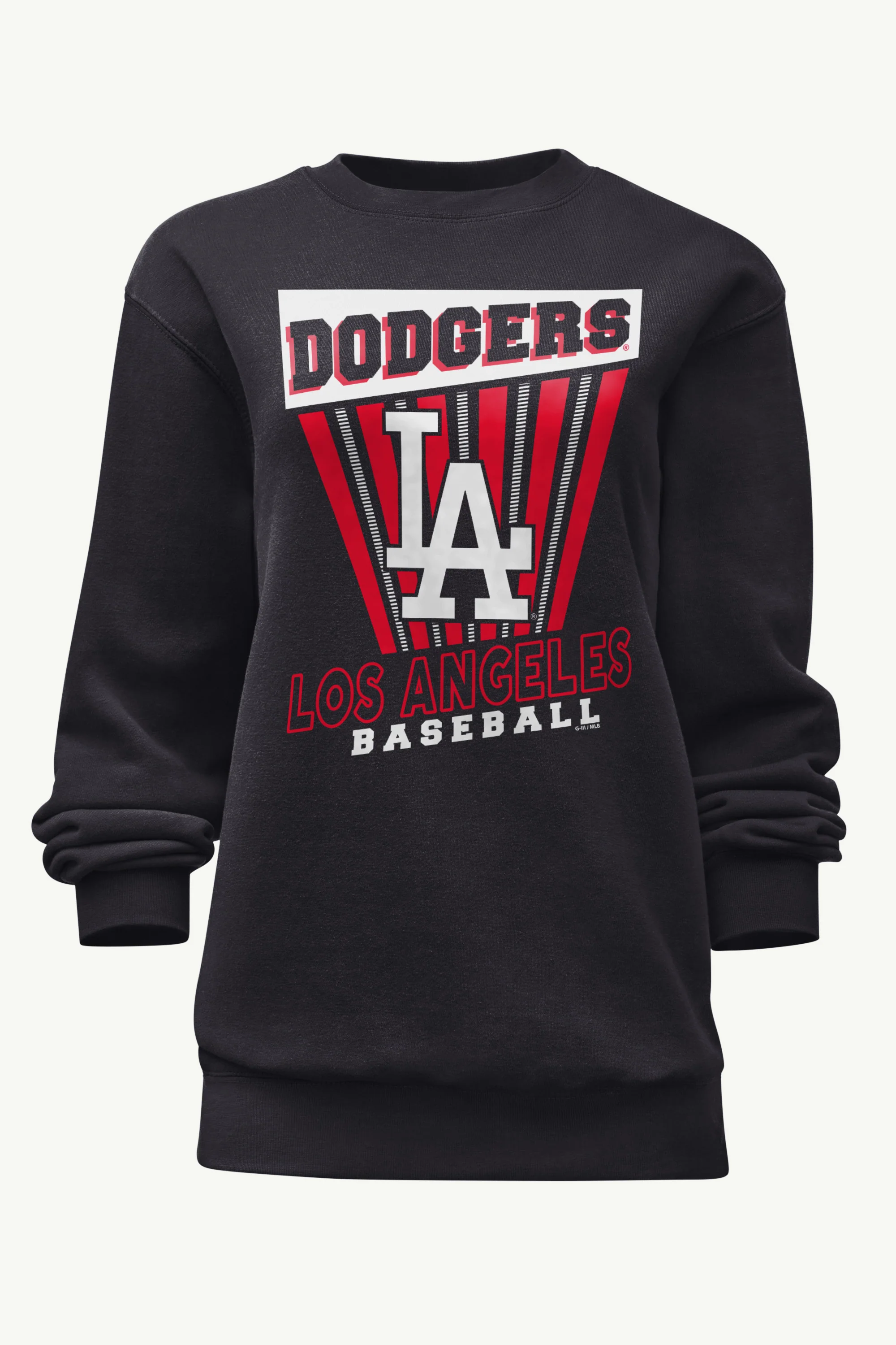 WOMENS LOS ANGELES DODGERS POSTER PRINT SWEATSHIRT