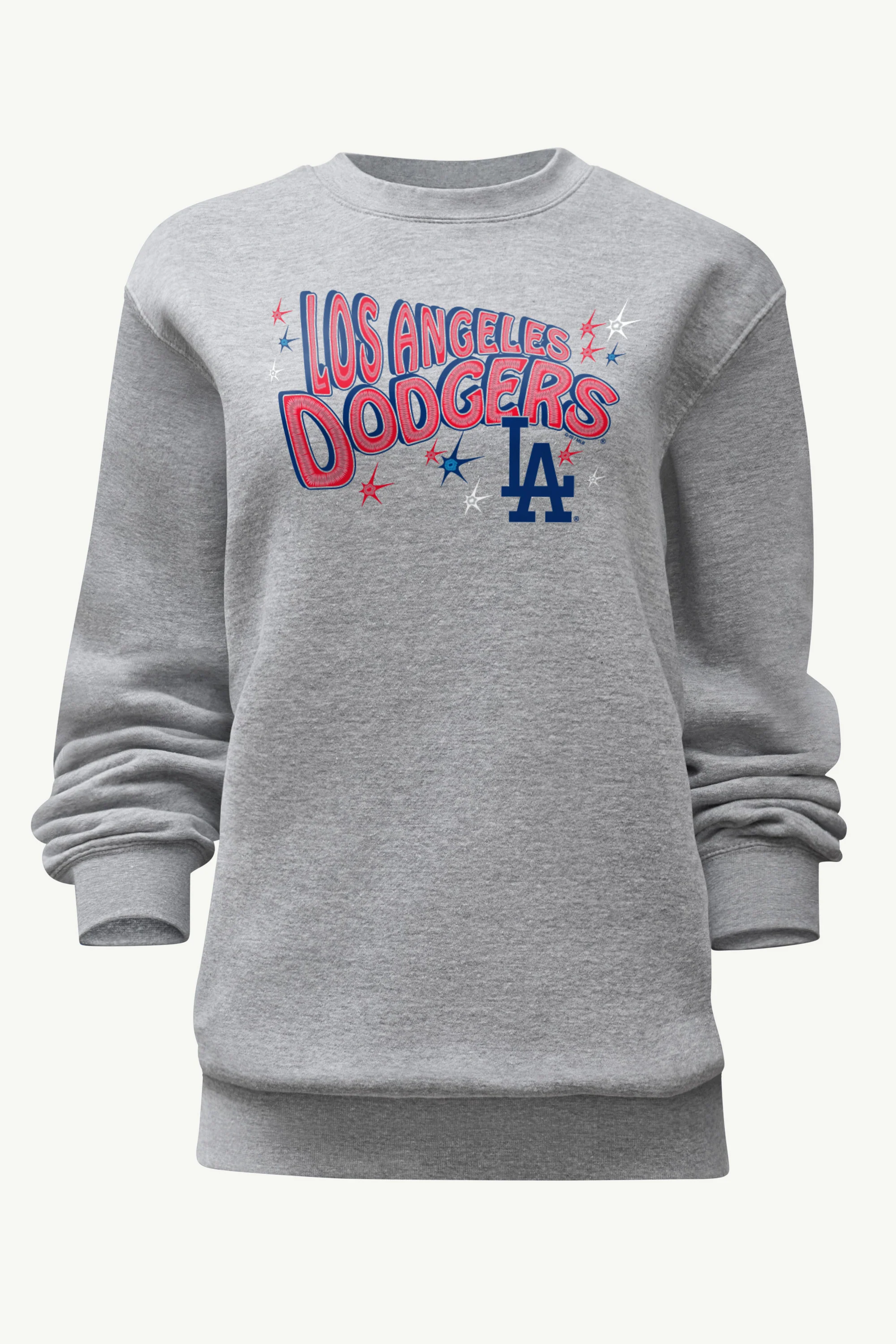 WOMENS LOS ANGELES DODGERS FIREWORKS SWEATSHIRT