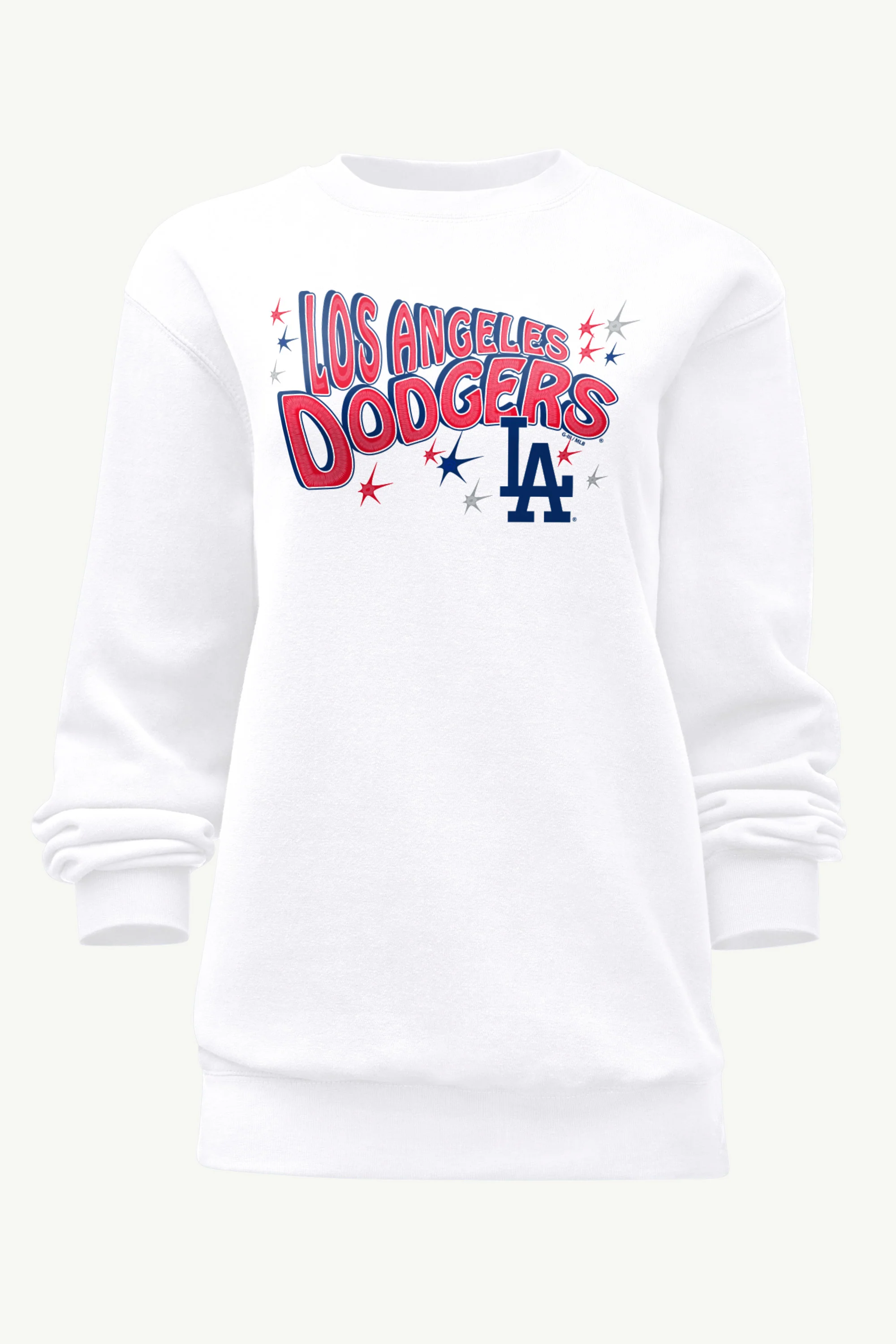 WOMENS LOS ANGELES DODGERS FIREWORKS SWEATSHIRT