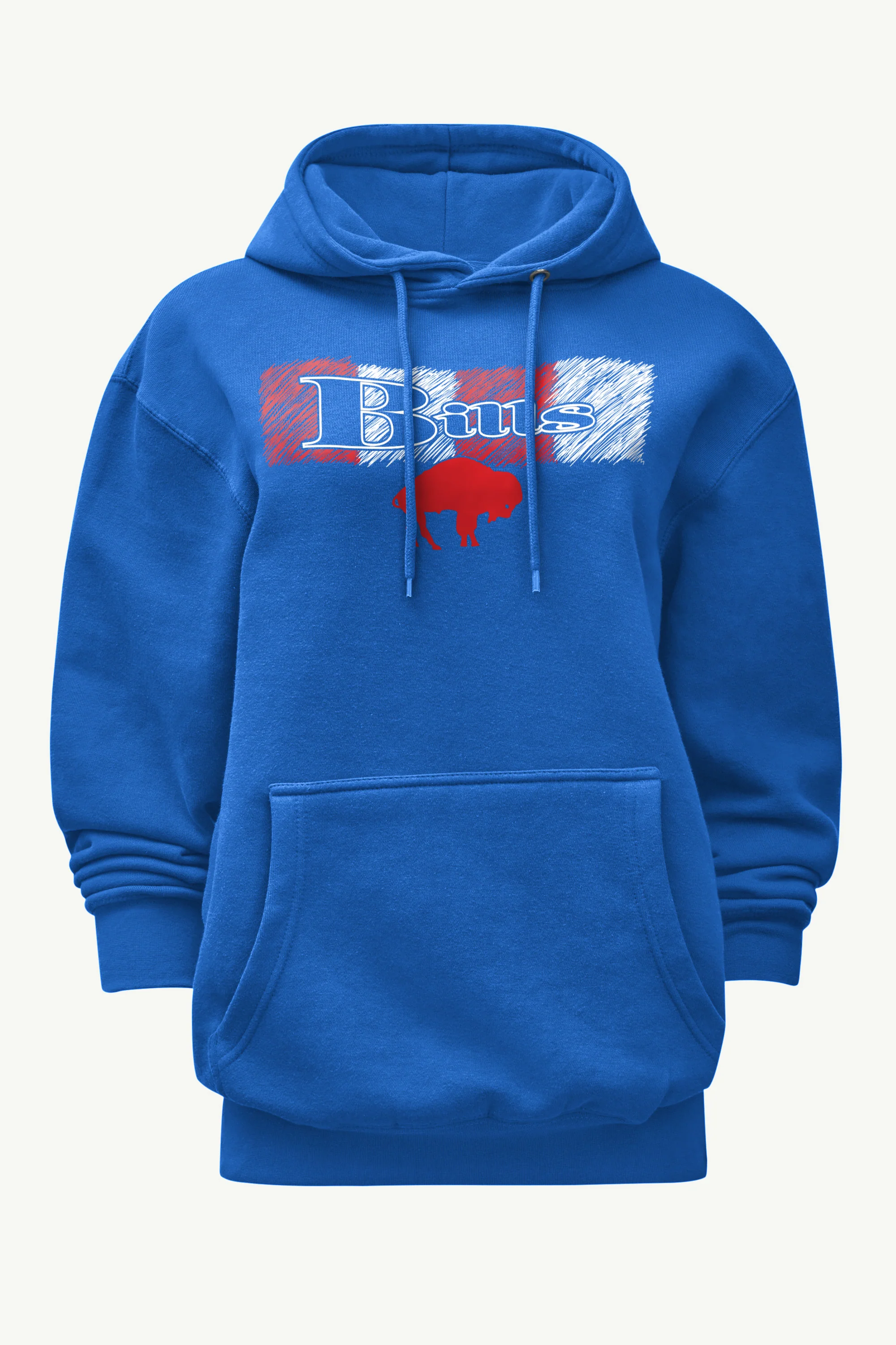 WOMENS BUFFALO BILLS COLOR SHADING HOODIE