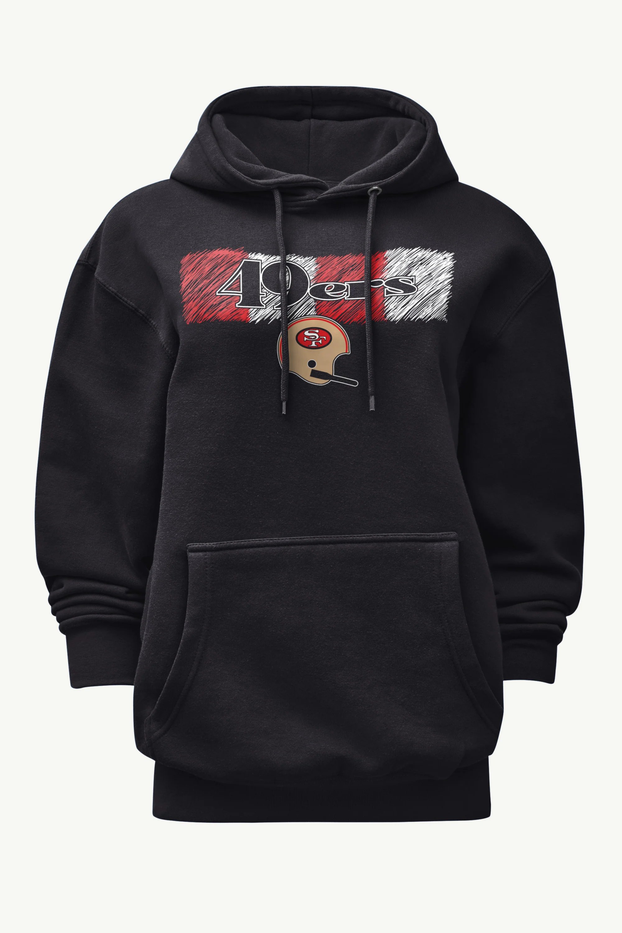 WOMENS SAN FRANCISCO 49ERS COLOR SHADING HOODIE