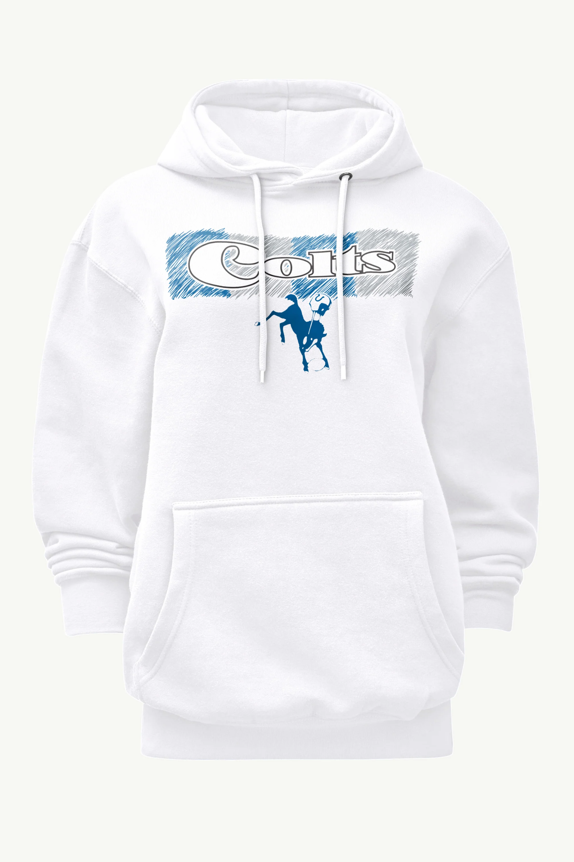 WOMENS INDIANAPOLIS COLTS COLOR SHADING HOODIE