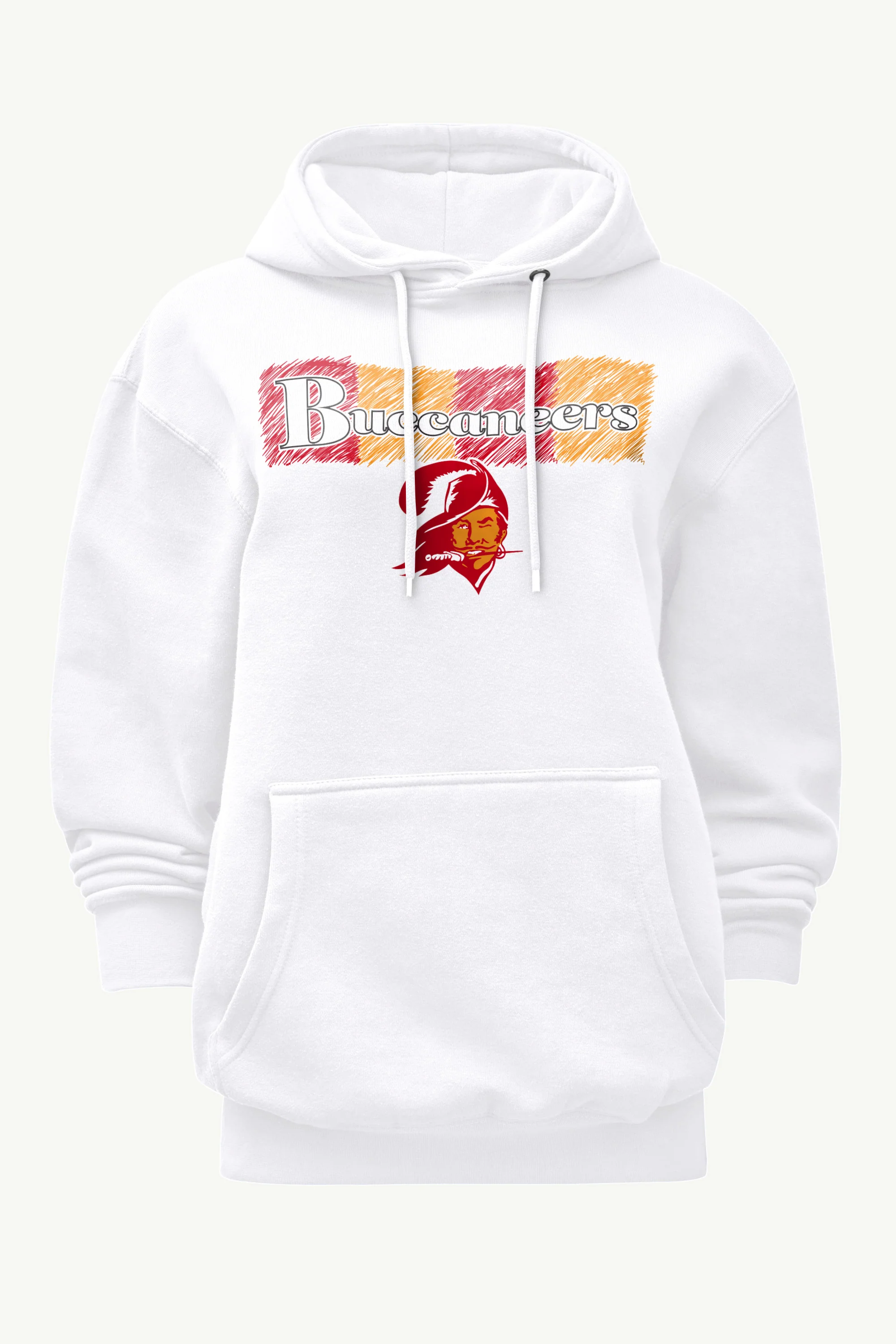 WOMENS TAMPA BAY BUCANEERS COLOR SHADING HOODIE