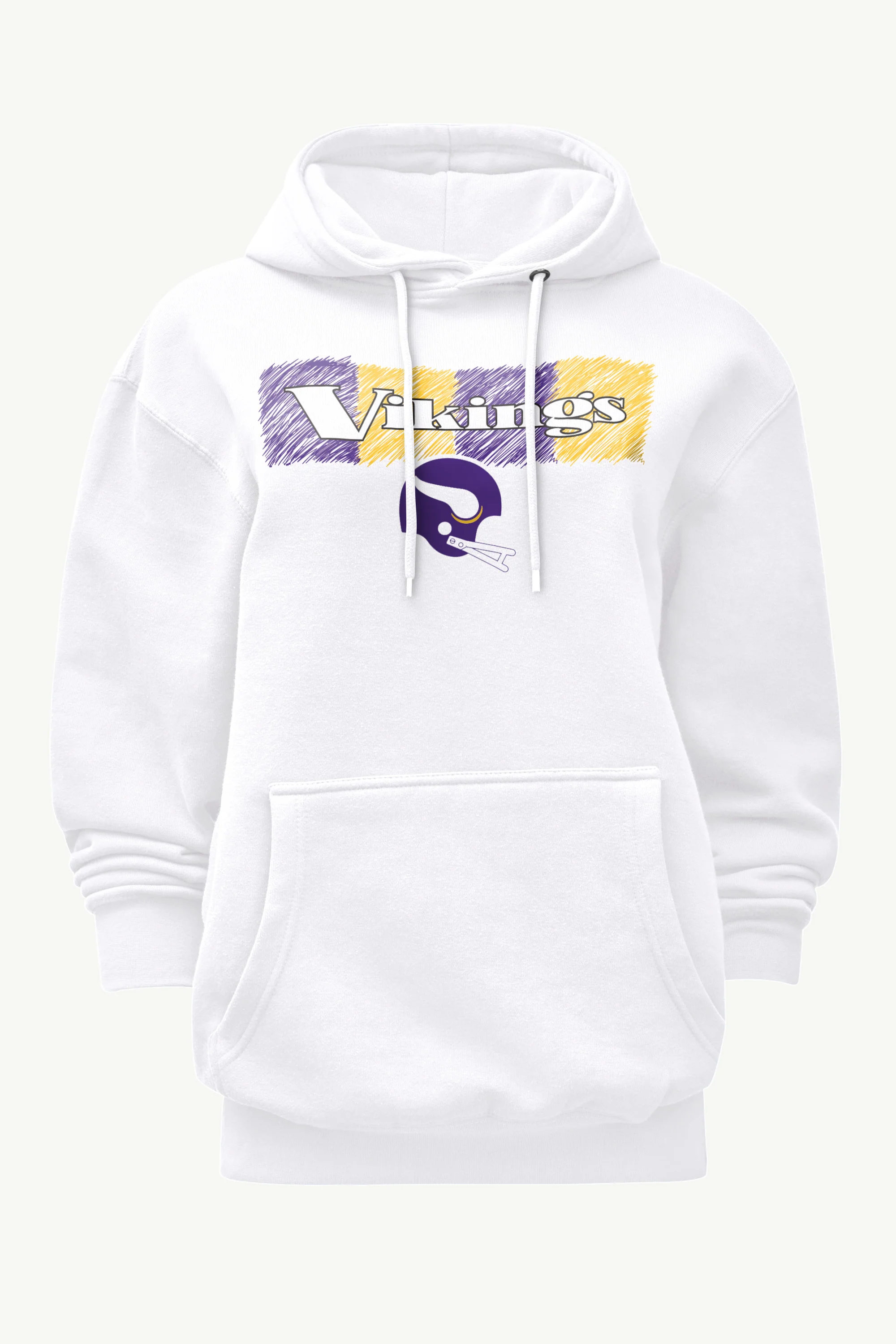 WOMENS MINNESOTA VIKINGS COLOR SHADING HOODIE