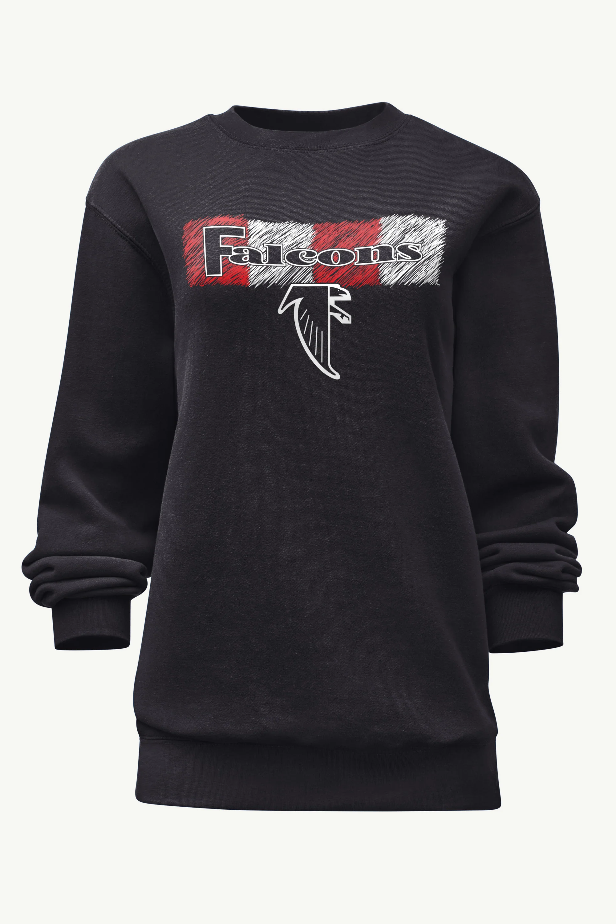 WOMENS ATLANTA FALCONS COLOR SHADING SWEATSHIRT