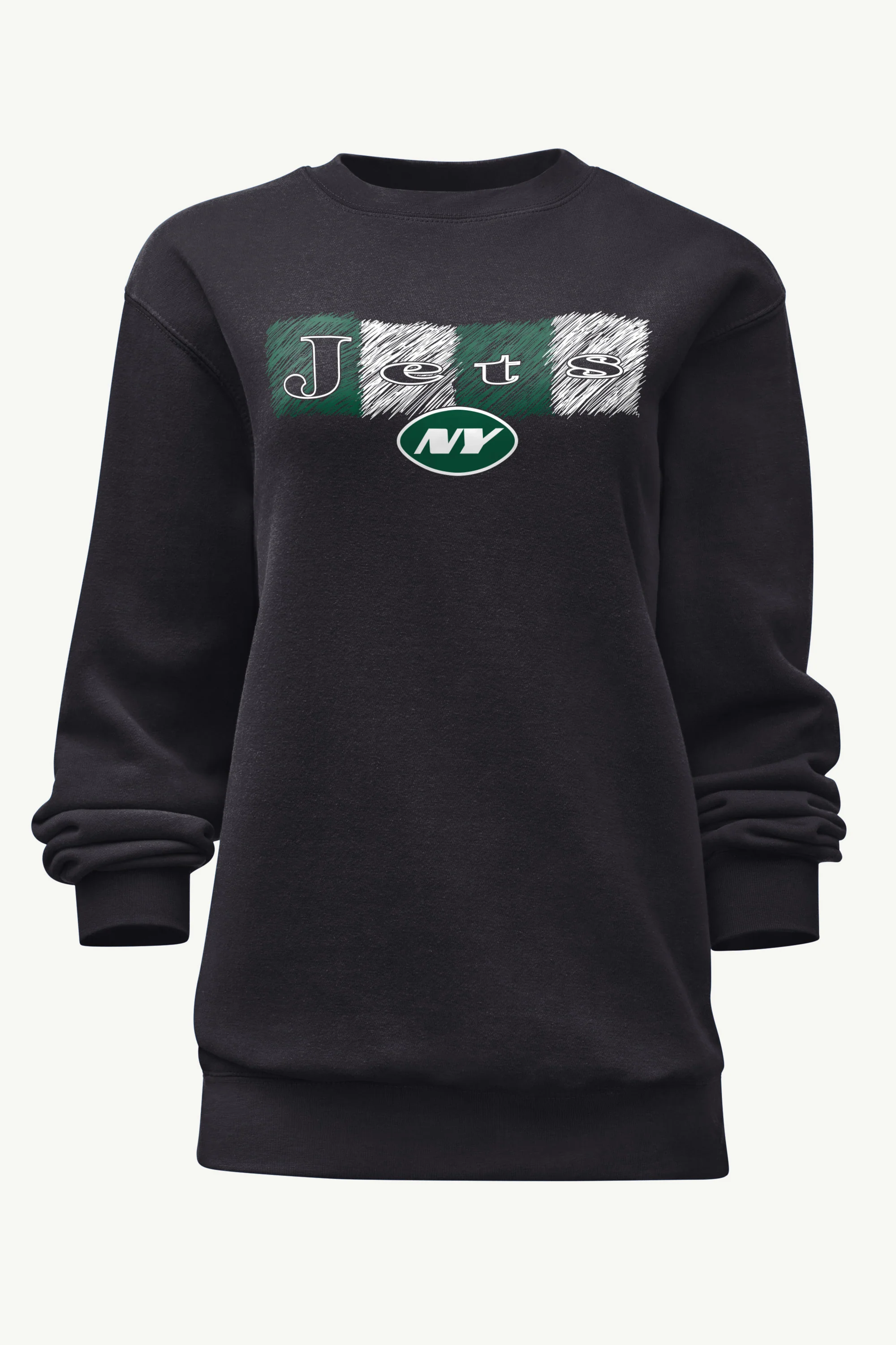 WOMENS NEW YORK JETS COLOR SHADING SWEATSHIRT