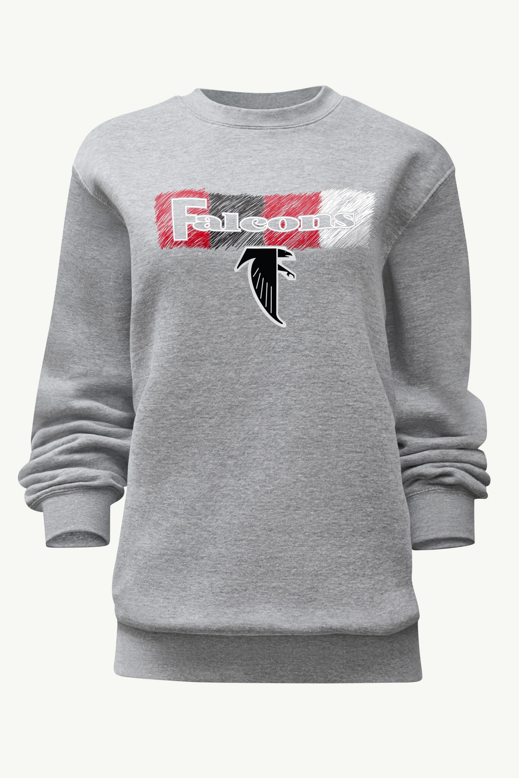 WOMENS ATLANTA FALCONS COLOR SHADING SWEATSHIRT